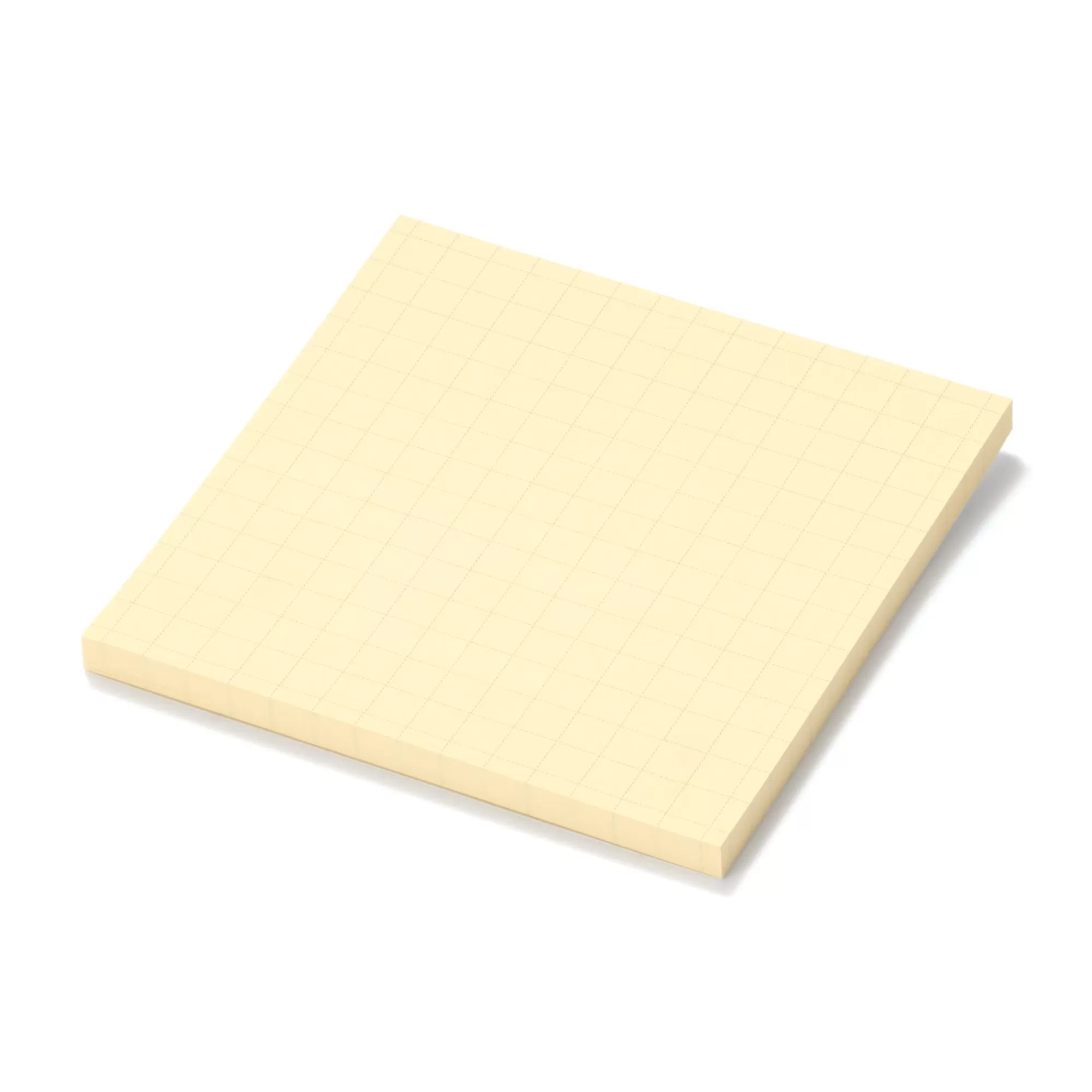 MUJI 5 Mm Grid Square Sticky Notes Yellow - 75 X 75Mm Flash Sale