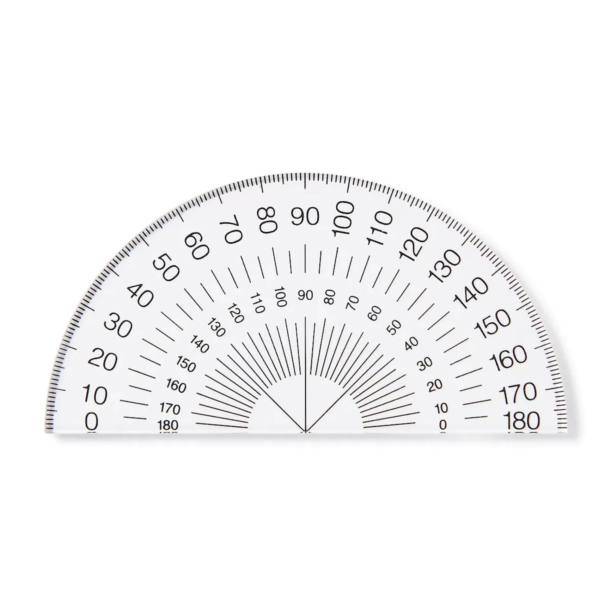 MUJI Acrylic Protractor Semi-Circle Cheap