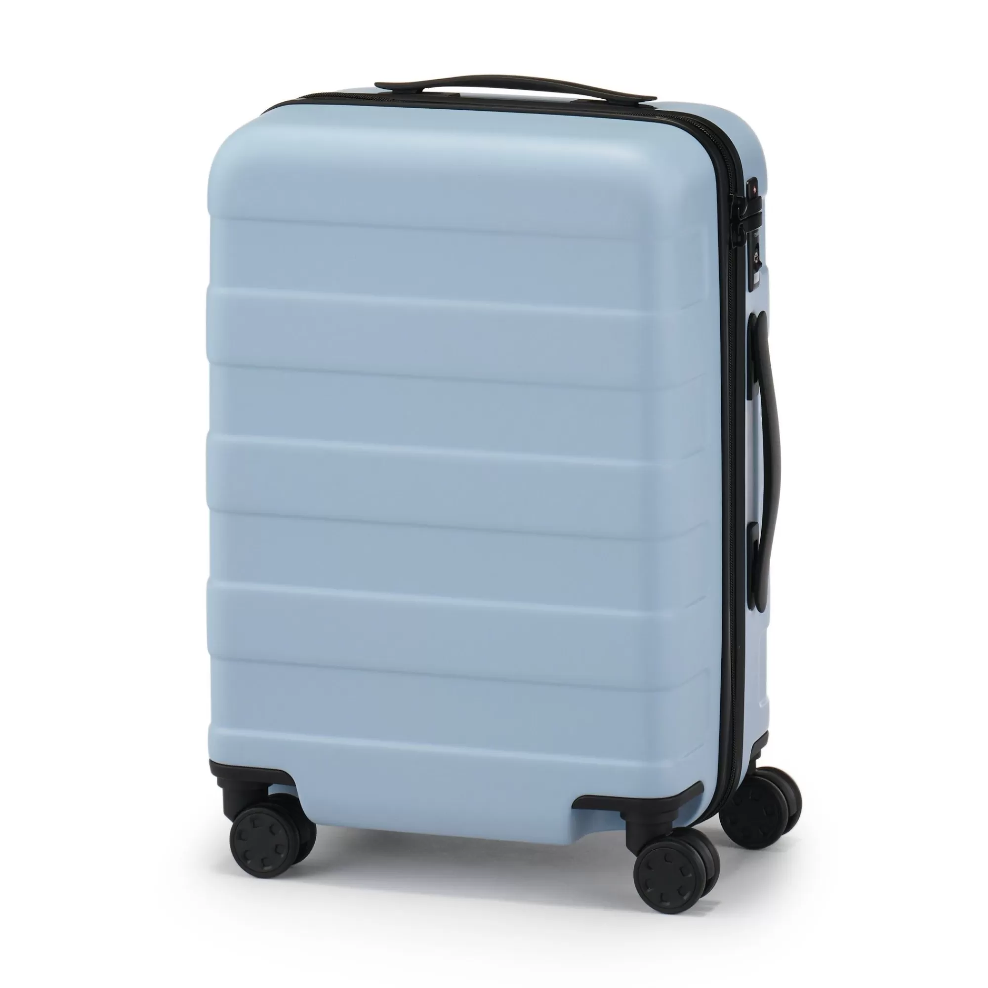 MUJI Adjustable Handle Hard Shell Suitcase 36L | Carry-On Light Blue Sale