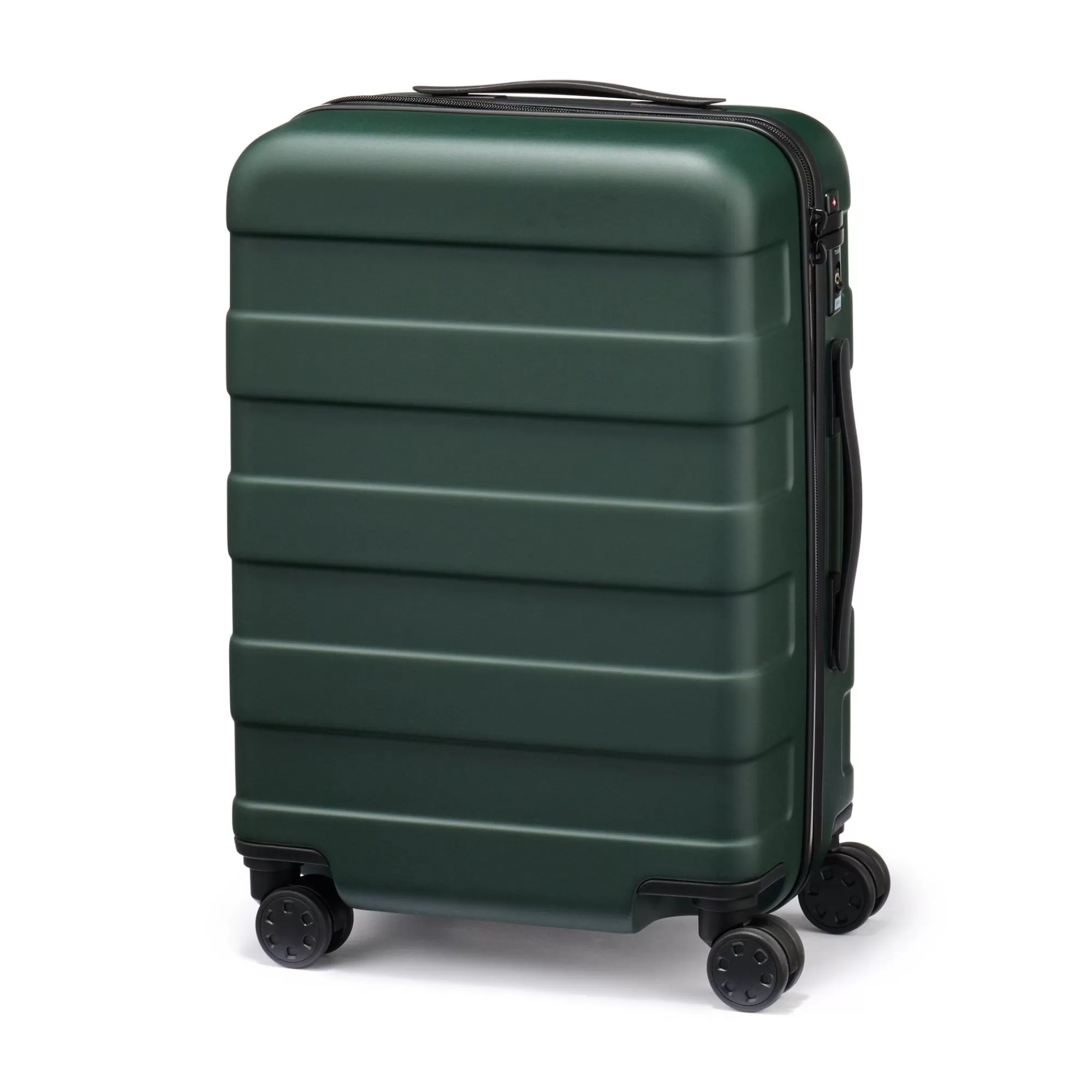 MUJI Adjustable Handle Hard Shell Suitcase 36L - Khaki Green | Carry-On Cheap