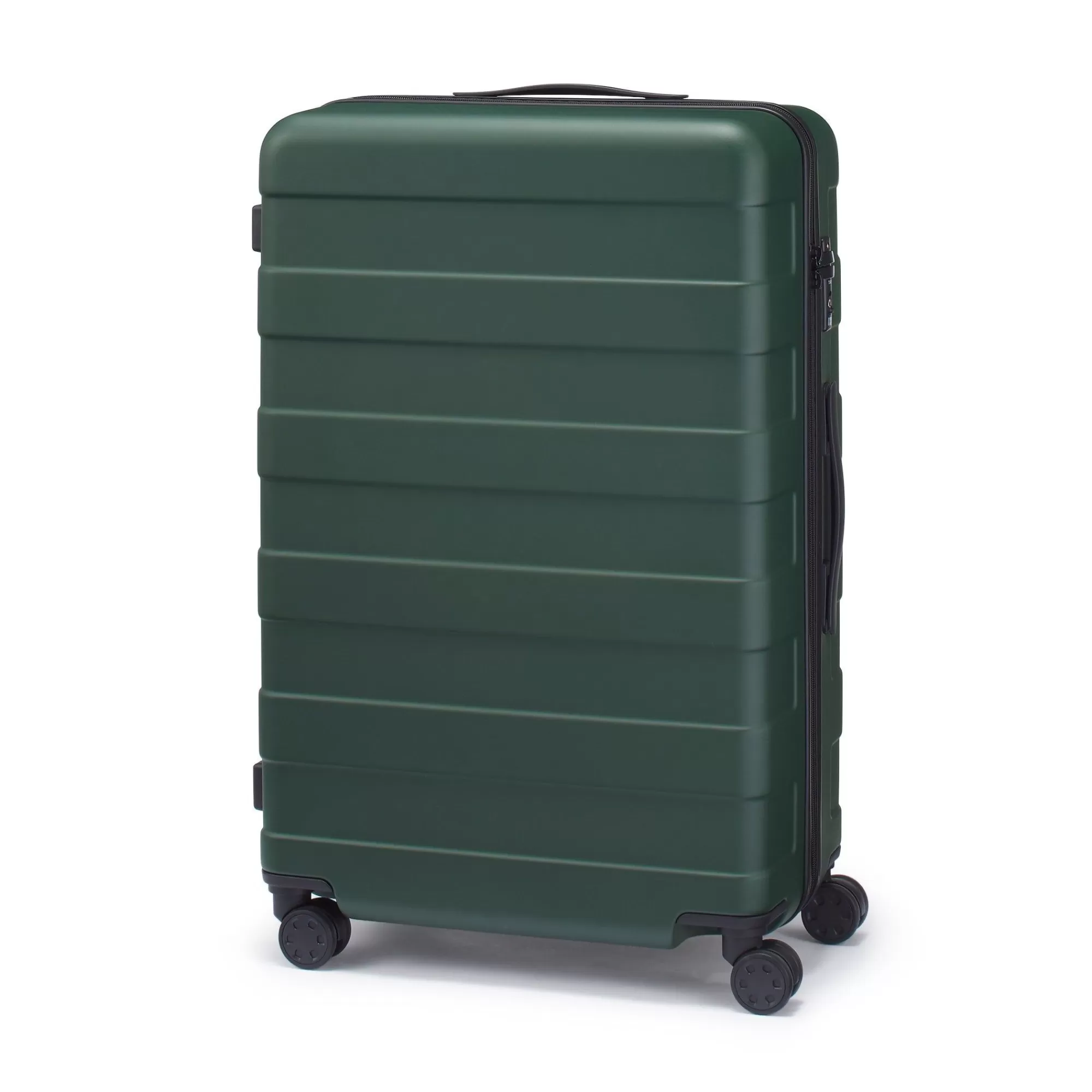 MUJI Adjustable Handle Hard Shell Suitcase 75L - Khaki Green | Check-In Best Sale