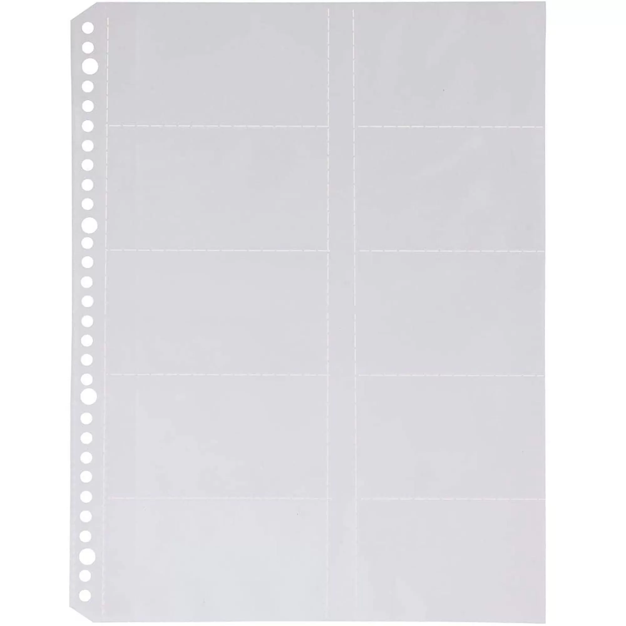 MUJI Clear Pocket Refill For Cards 10 Sheets Discount