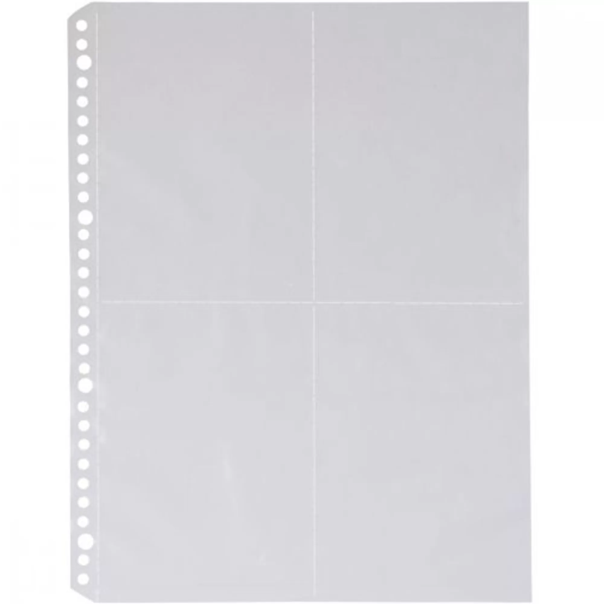 MUJI Clear Pocket Refill For Postcard 10 Sheets Fashion