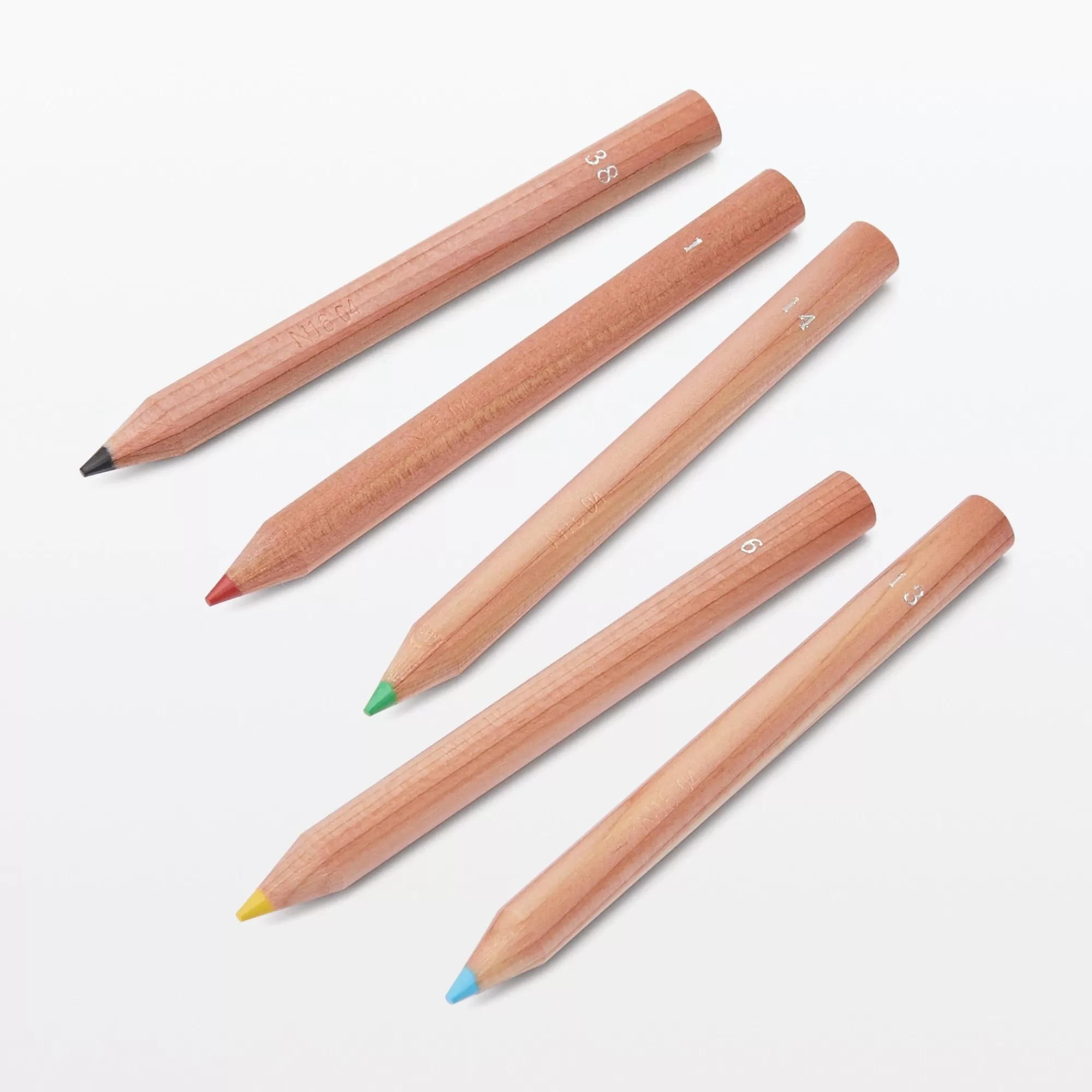 MUJI Color Pencils With Paper Tube New