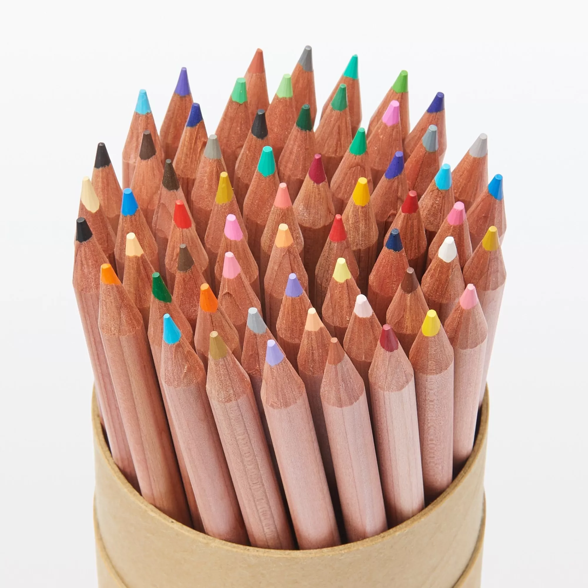 MUJI Color Pencils With Paper Tube New