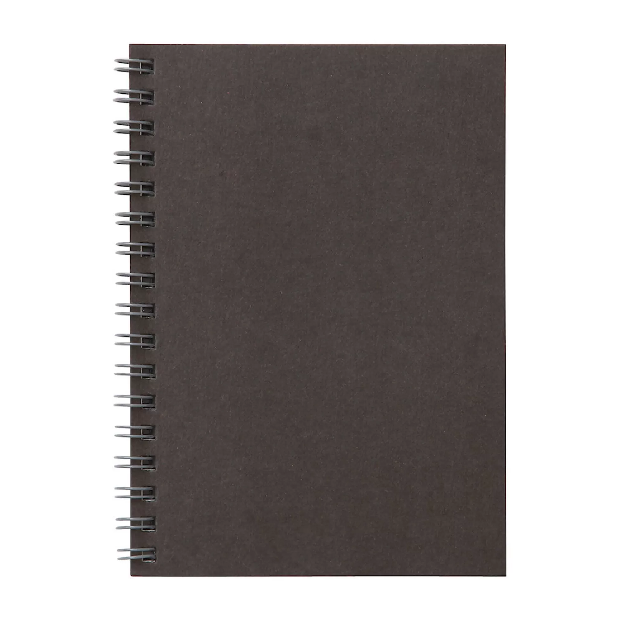 MUJI Dark Gray Double Ring Lined Notebook Cheap