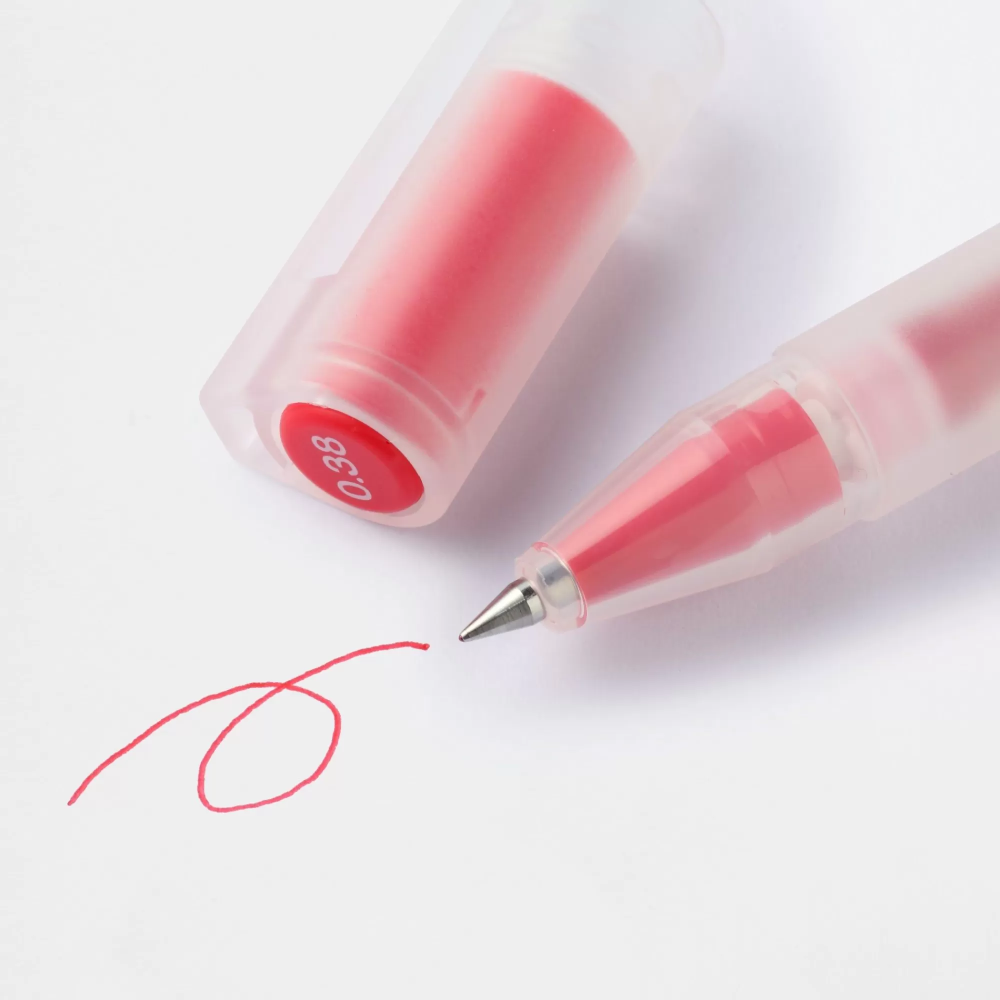 MUJI Gel Ink Cap Type Ballpoint Pen 0.38Mm Fashion