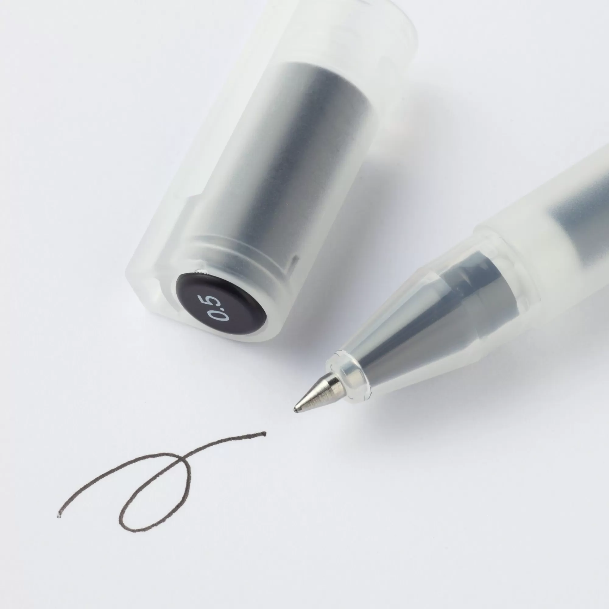 MUJI Gel Ink Cap Type Ballpoint Pen 0.5Mm Clearance