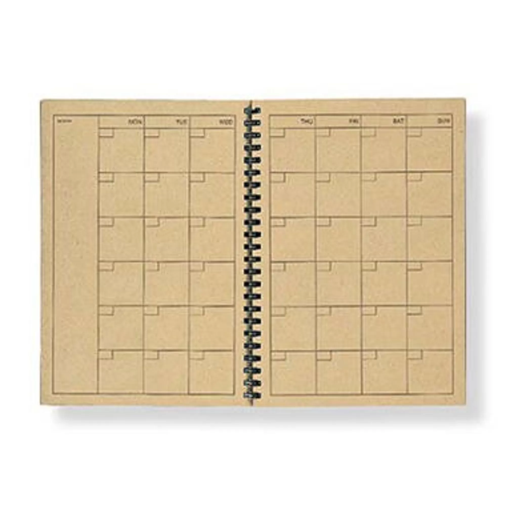 MUJI Kraft Paper Monthly Planner Best