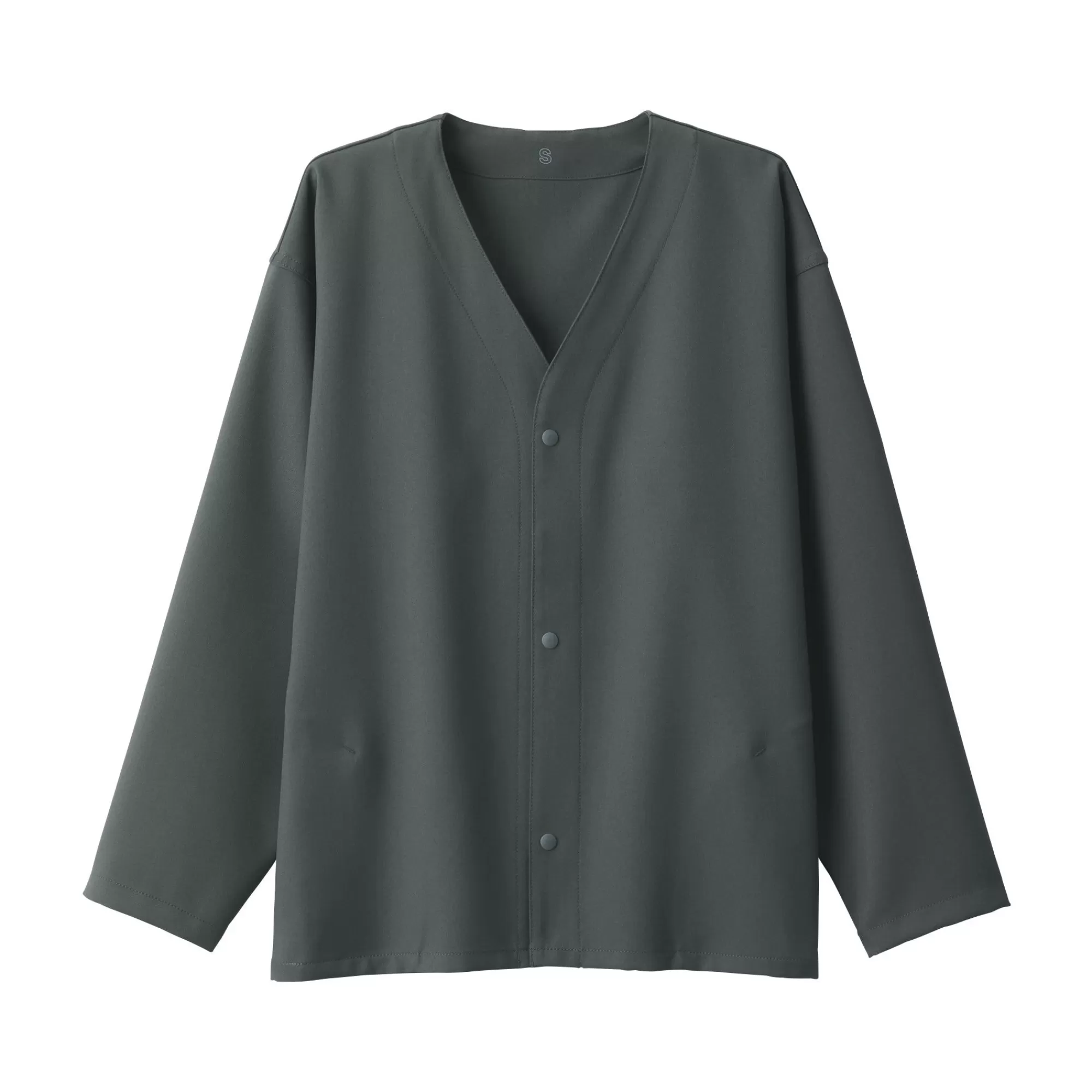 MUJI Labo Unisex Easy-Clean Collarless Jacket Flash Sale