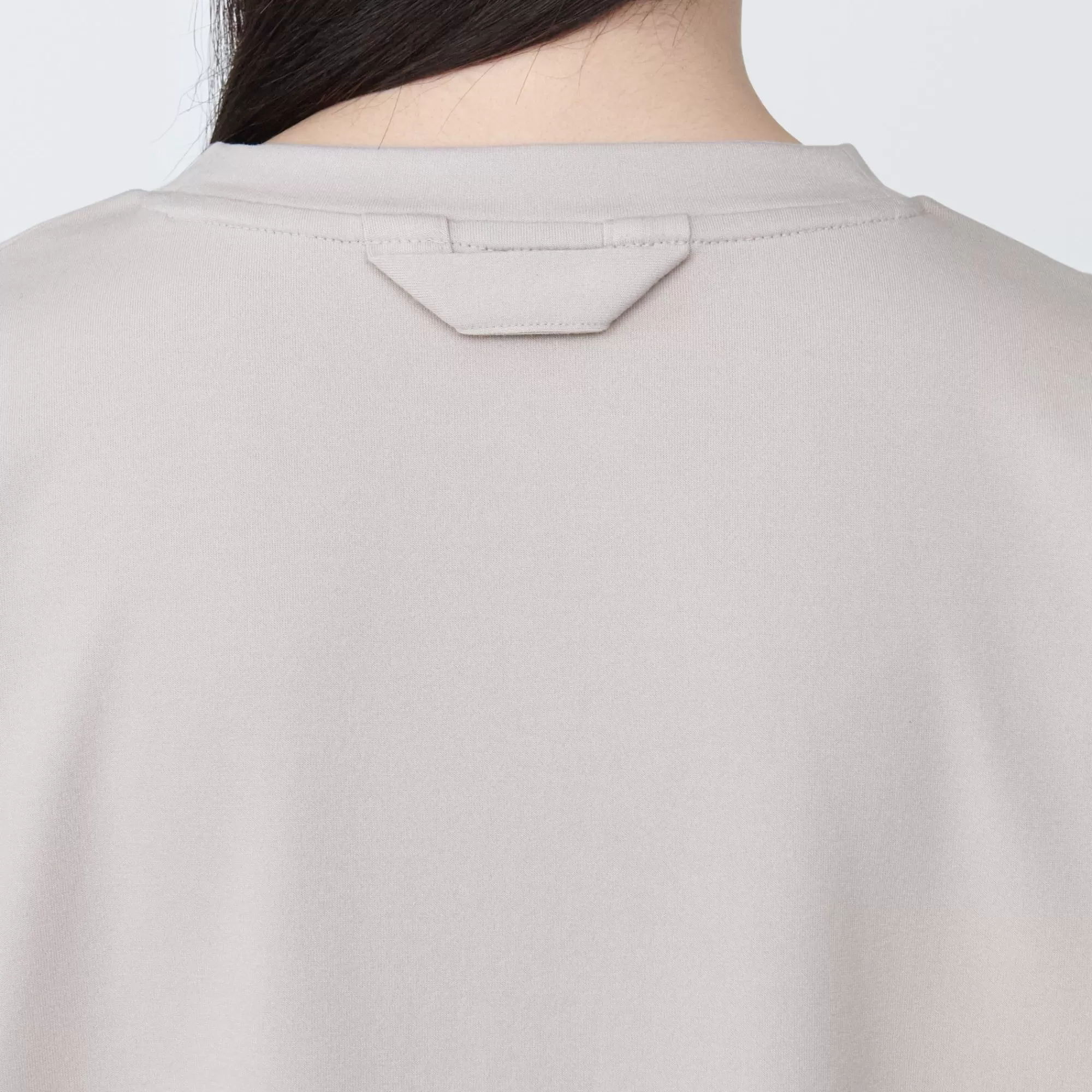 MUJI Labo Unisex Easy-Clean Quick Dry Crew Neck Long Sleeve T-Shirt Fashion