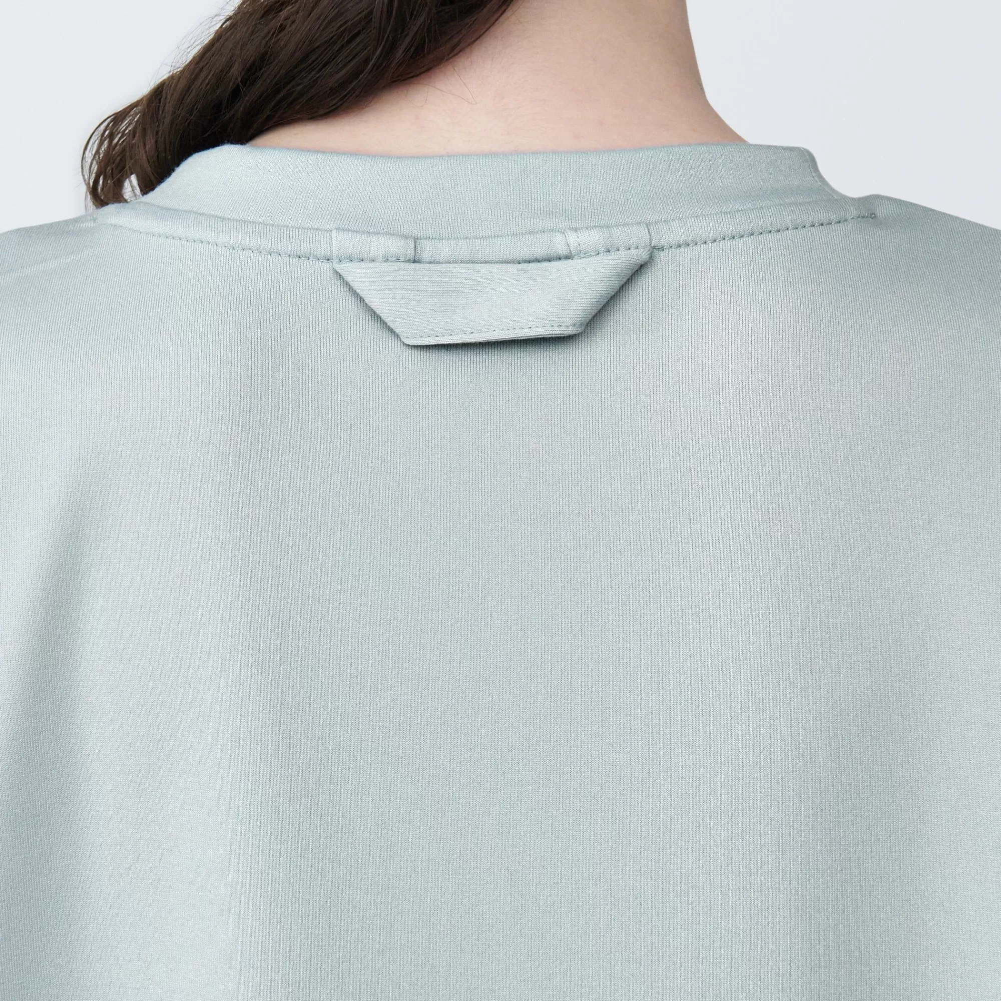 MUJI Labo Unisex Easy-Clean Quick Drying Crew Neck Short Sleeve T-Shirt Flash Sale