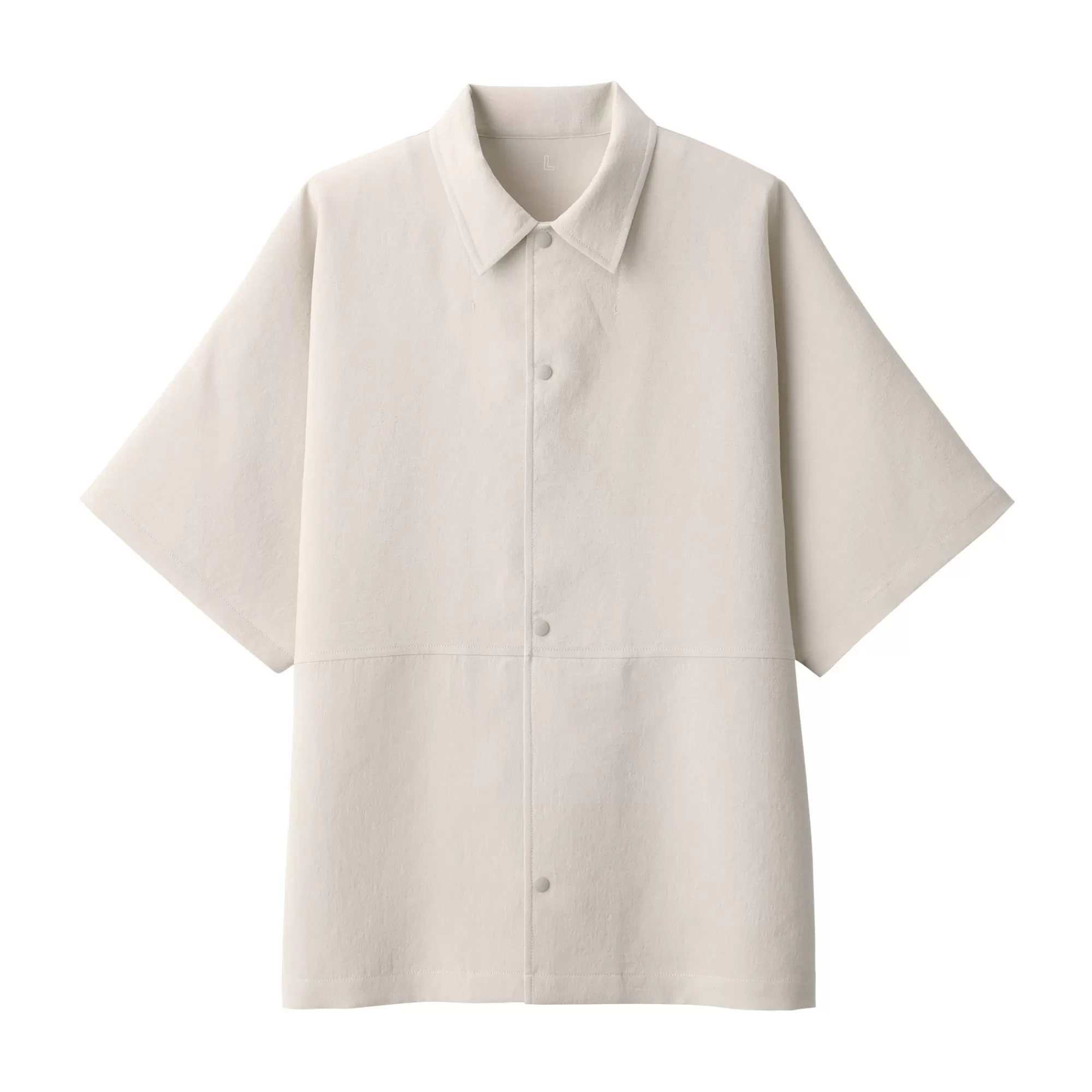 MUJI Labo Unisex Easy-Clean Short Sleeve Shirt New