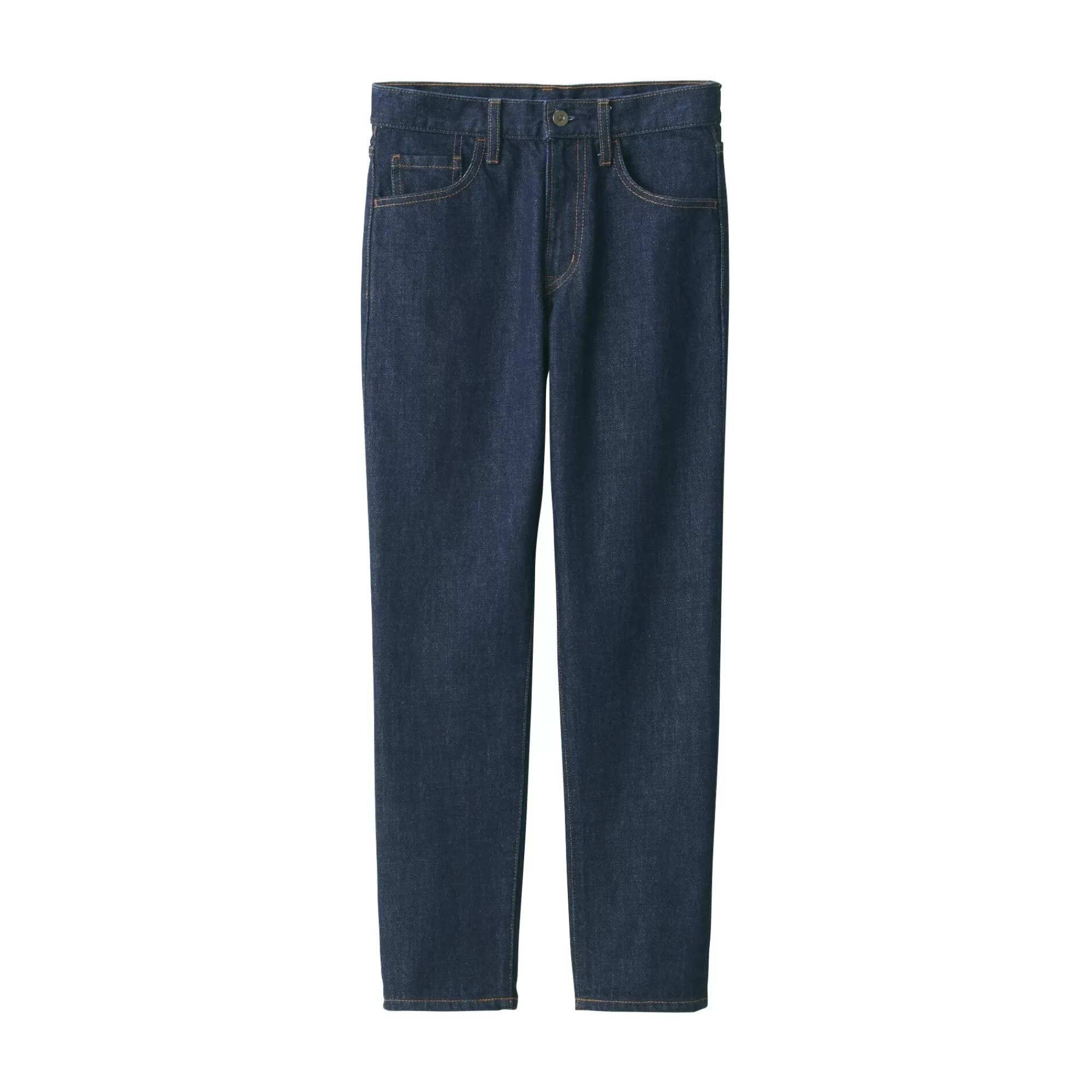 MUJI Labo Unisex Japanese Denim Pants Tapered Fit Dark Navy Best