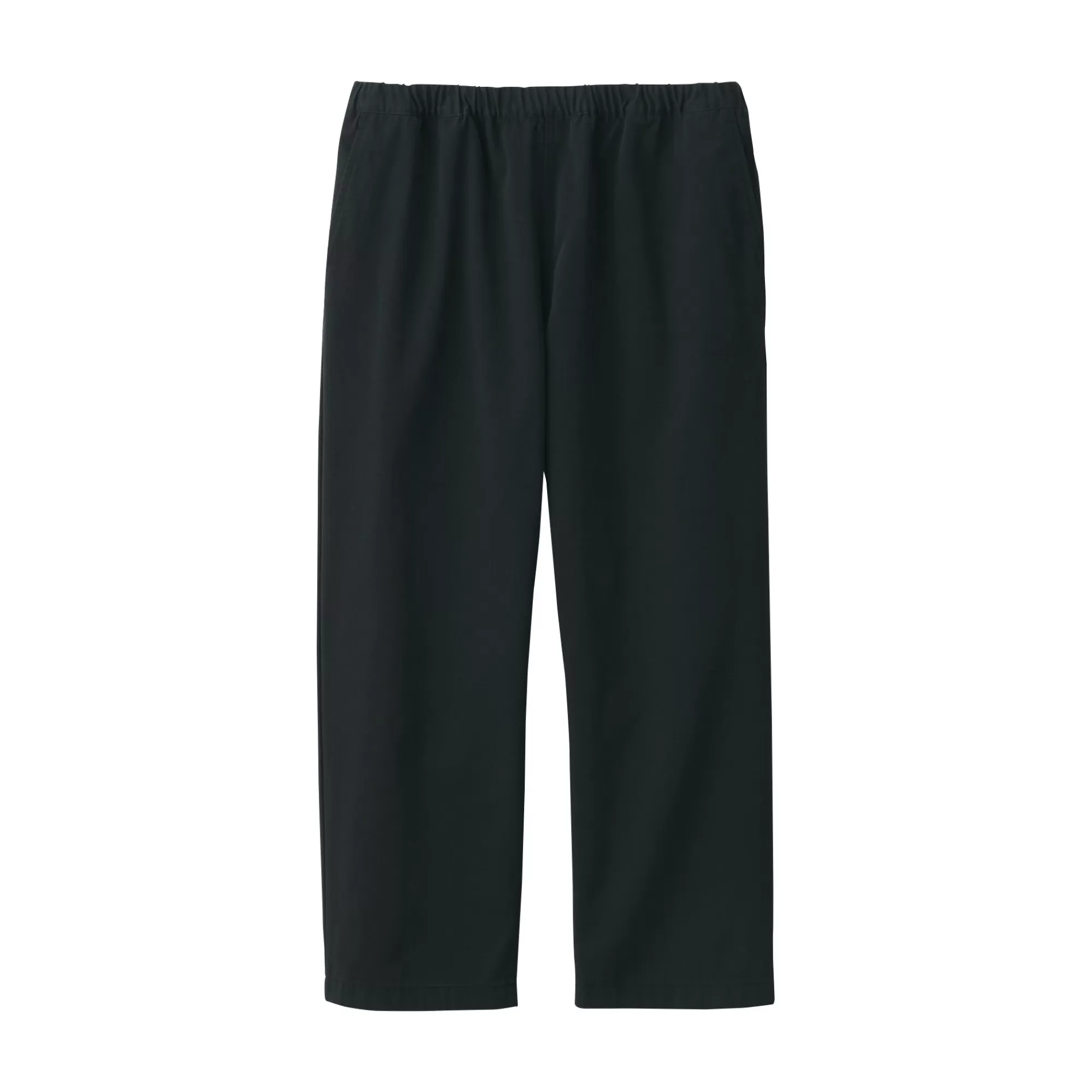 MUJI Labo Unisex Modacrylic Straight Pants Black Clearance