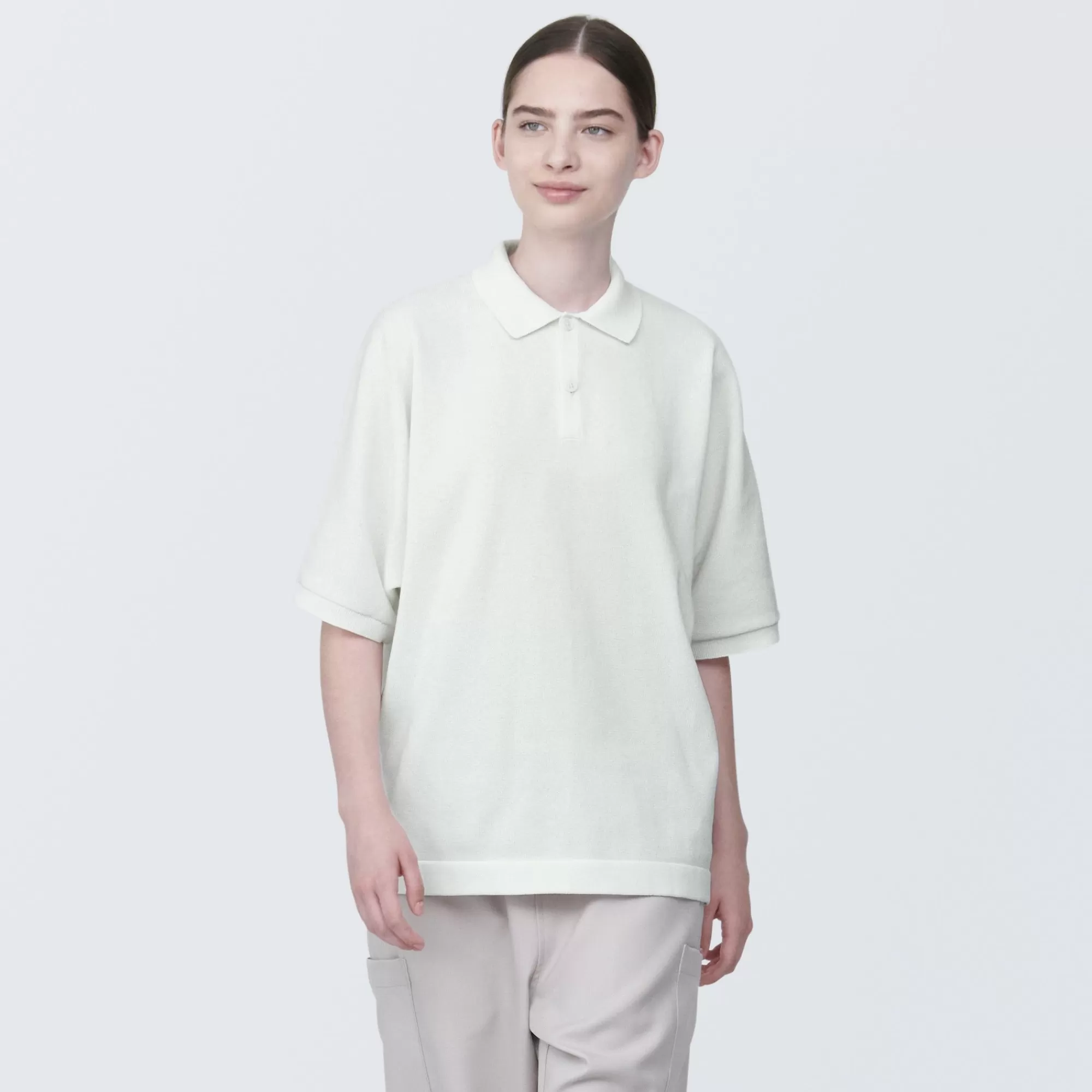 MUJI Labo Unisex Quick Dry Knitted Polo Shirt Shop