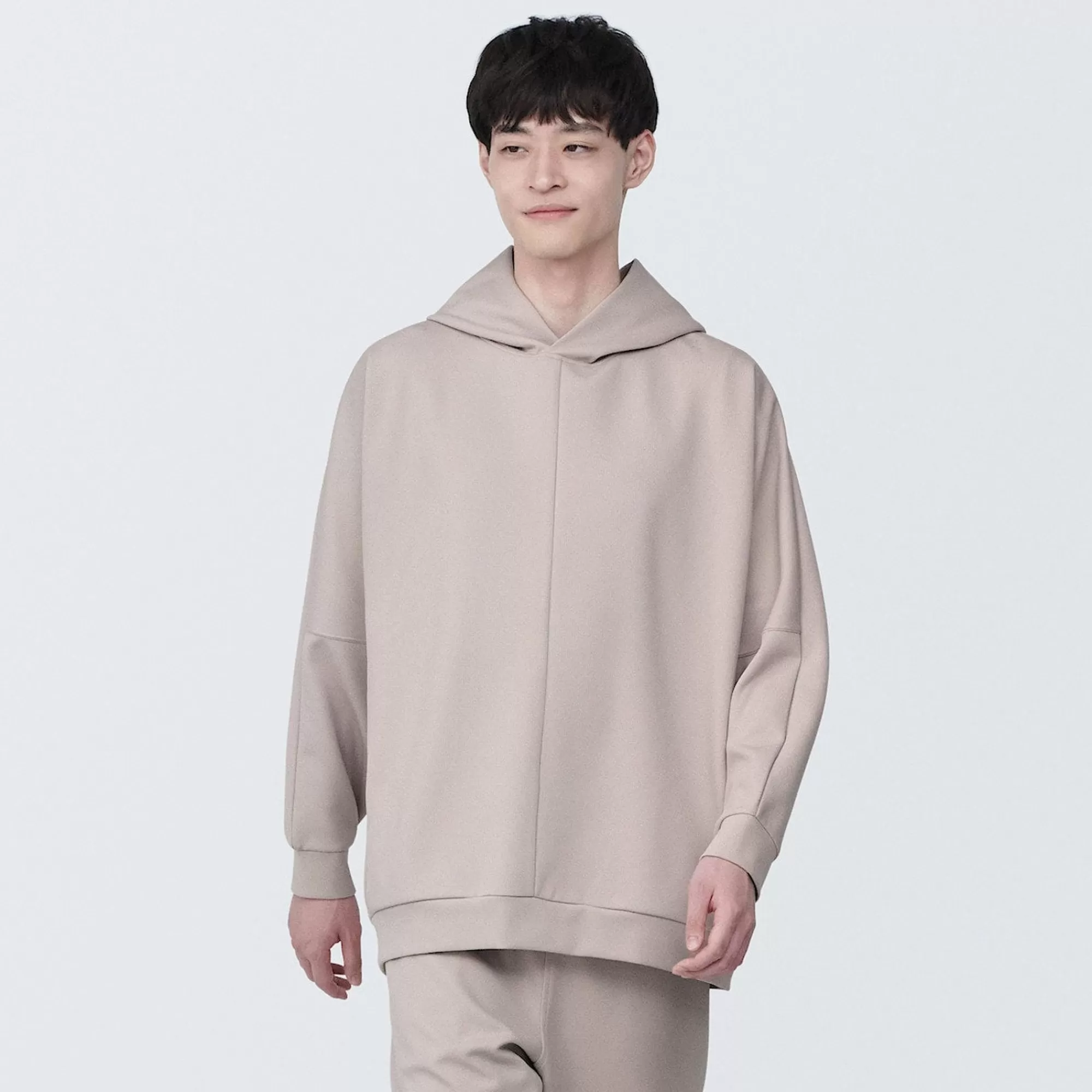 MUJI Labo Unisex Water Repellent Double Knitted Pullover Hoodie Store