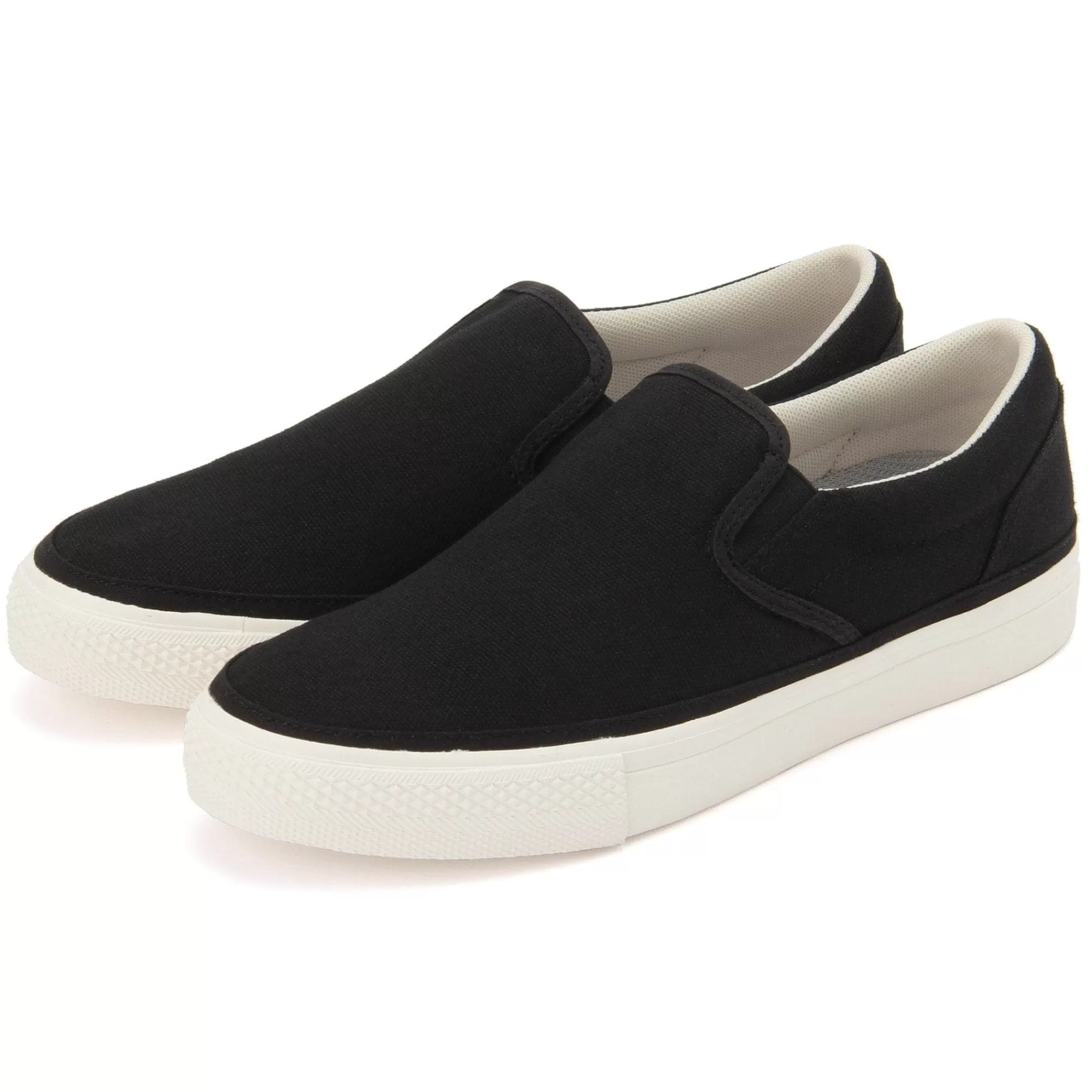 MUJI Less Tiring Slip-On Sneakers Black Hot