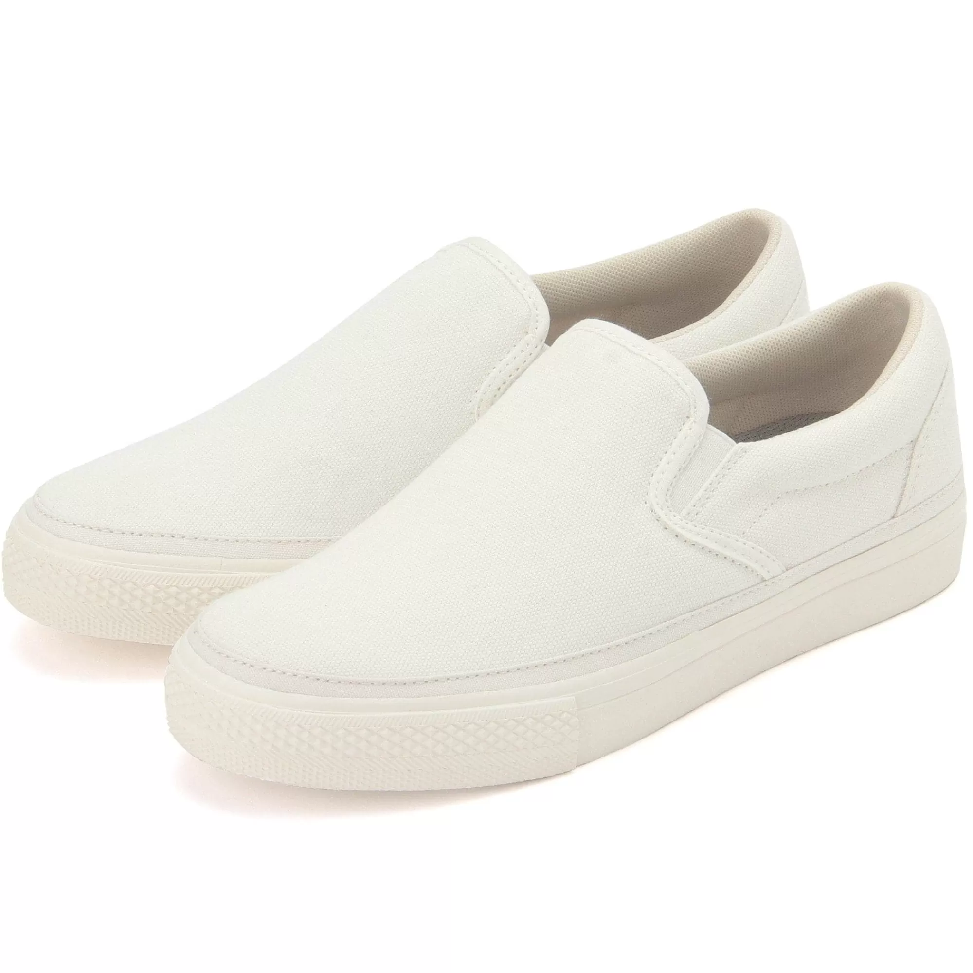 MUJI Less Tiring Slip-On Sneakers Off White Sale