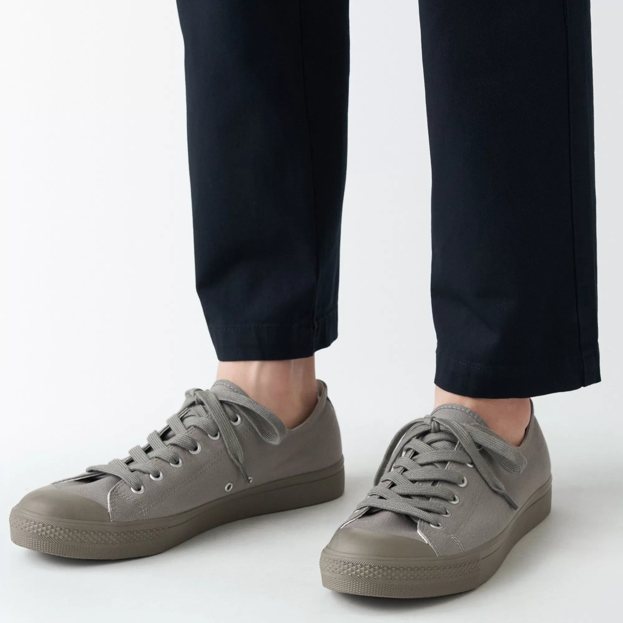 MUJI Less Tiring Sneakers Gray Pattern Cheap