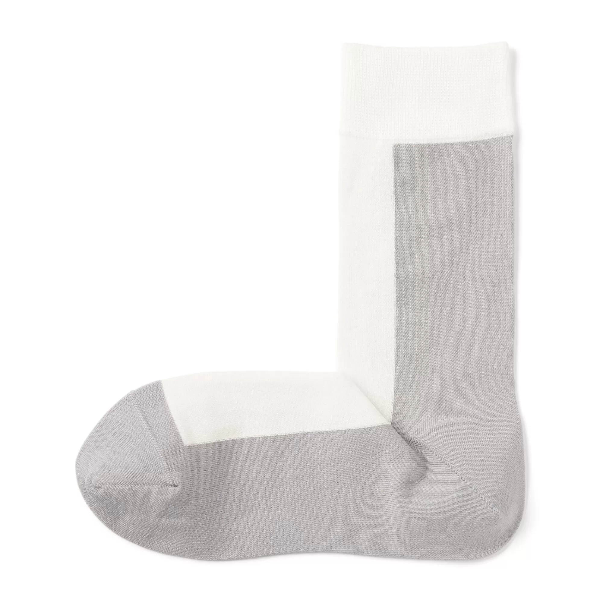 MUJI Lustrous Cotton Yarn Patterned Socks Outlet