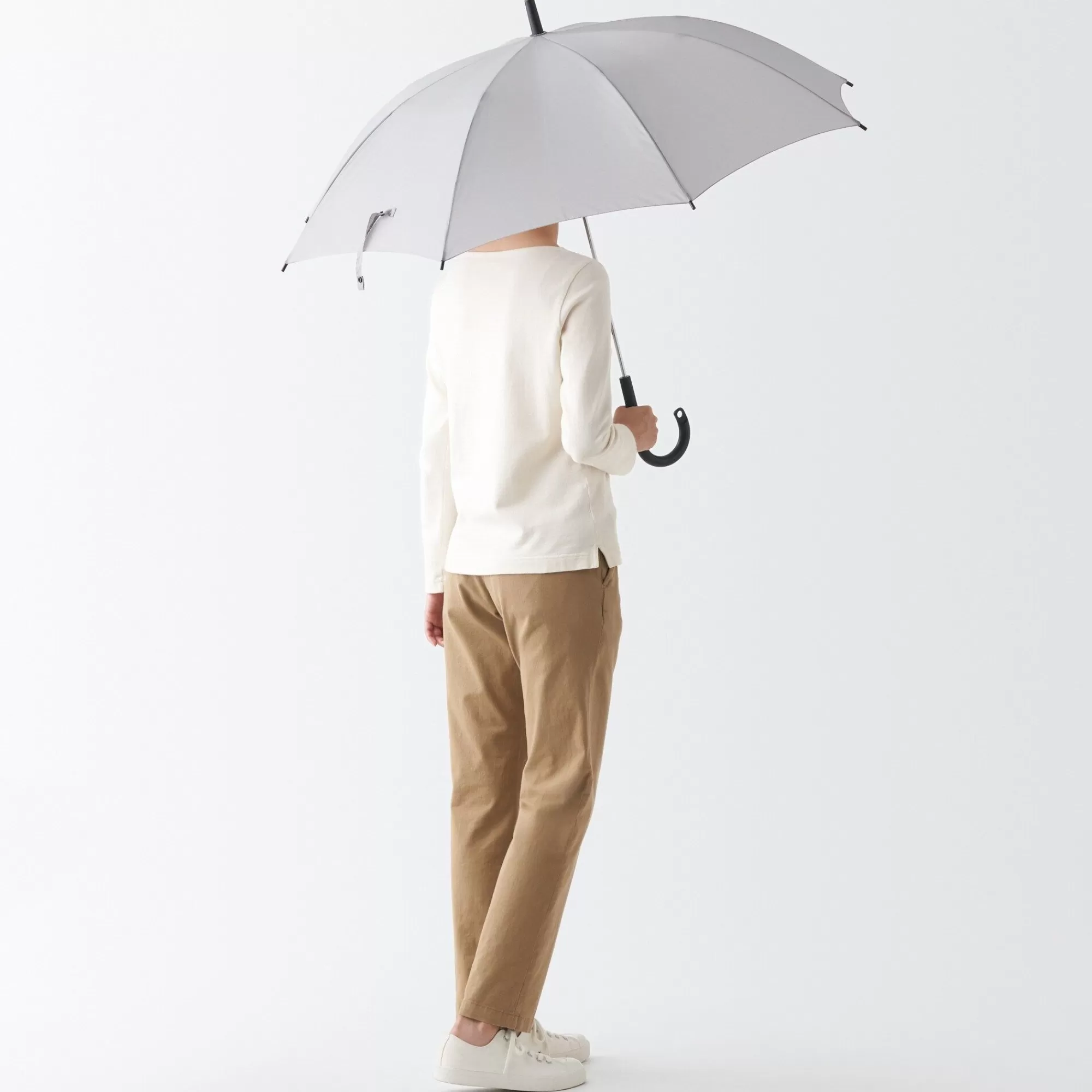 MUJI Markable Umbrella - Light Gray Cheap