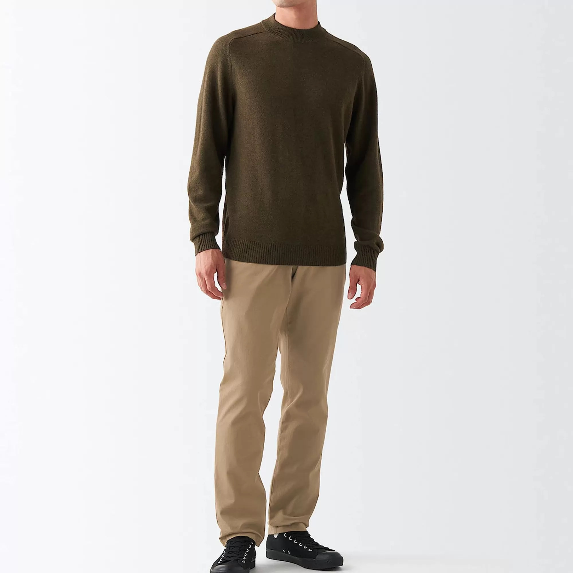 MUJI Men'S 4-Way Stretch Chino Slim Pants Inseam 85Cm Discount