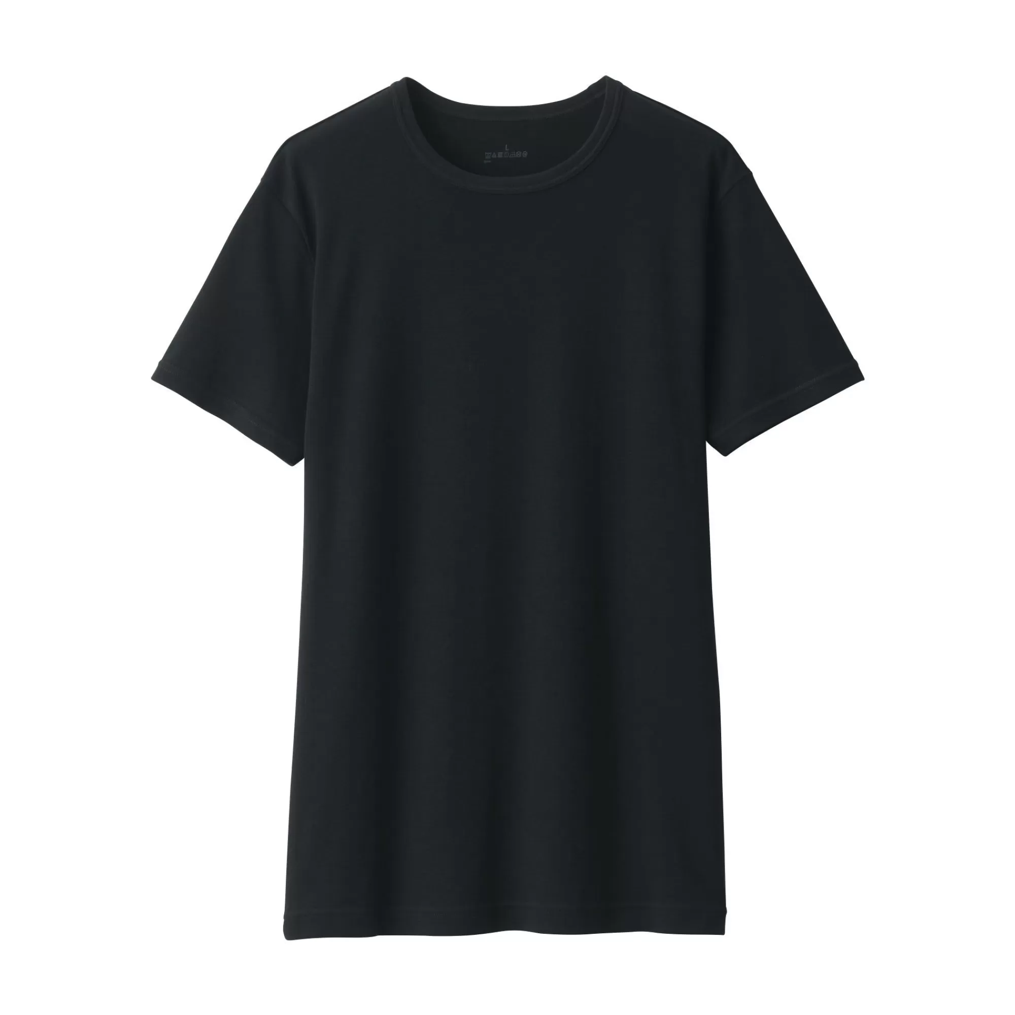 MUJI Men'S Breathable Cotton Crew Neck Short Sleeve T-Shirt Best Sale