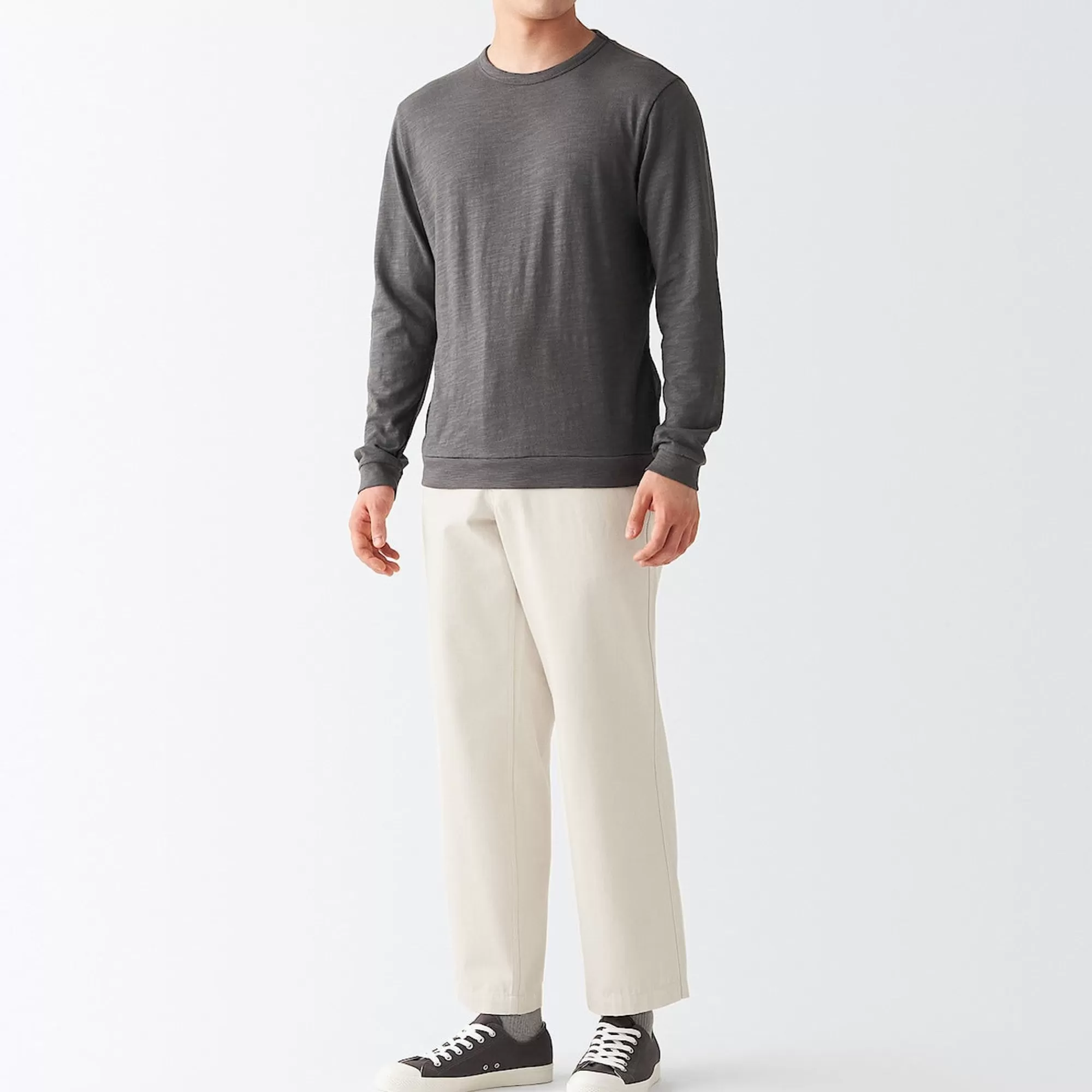 MUJI Men'S Chino Regular Pants (L 30Inch / 76Cm) Flash Sale