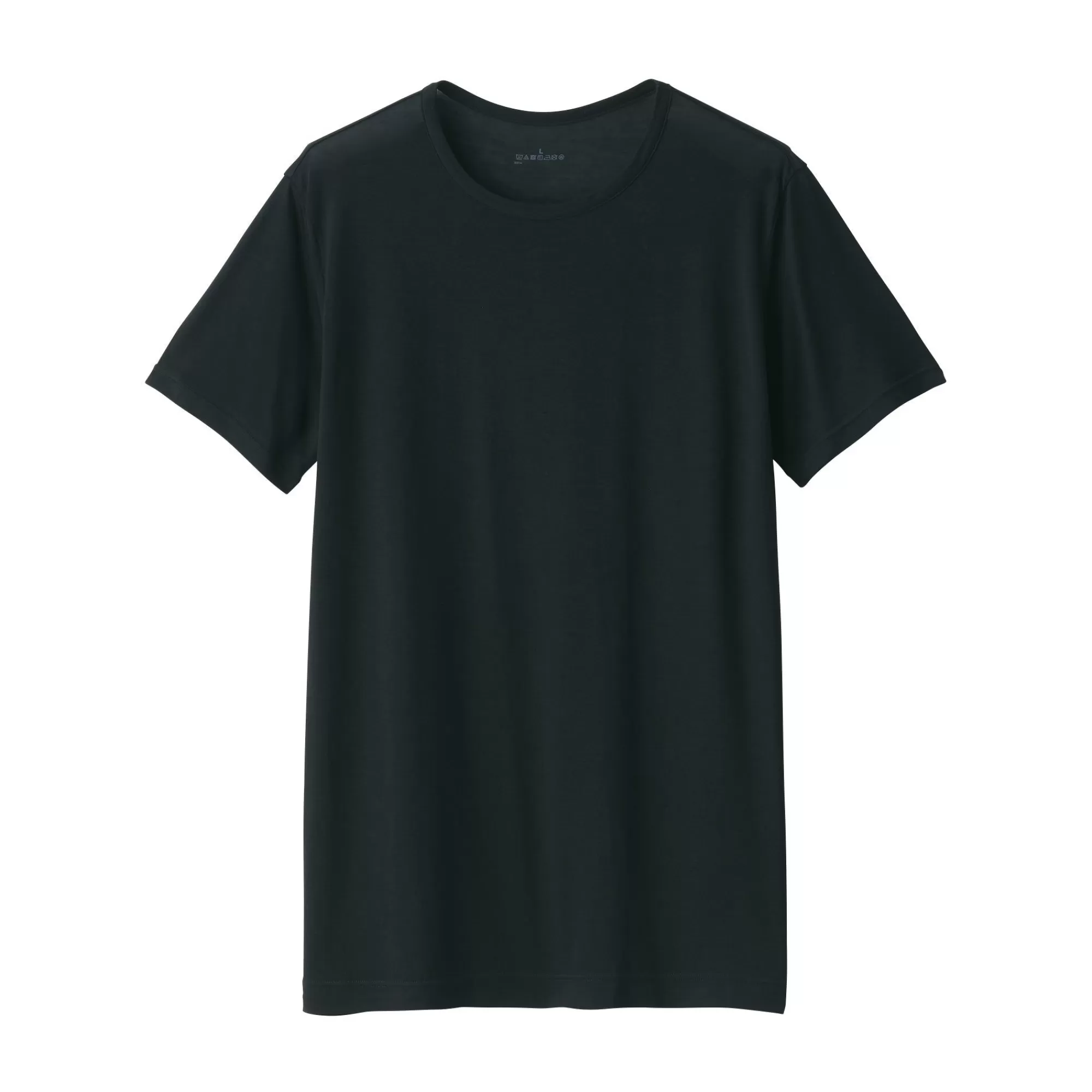 MUJI Men'S Cool Touch Smooth Crew Neck Short Sleeve T-Shirt Outlet