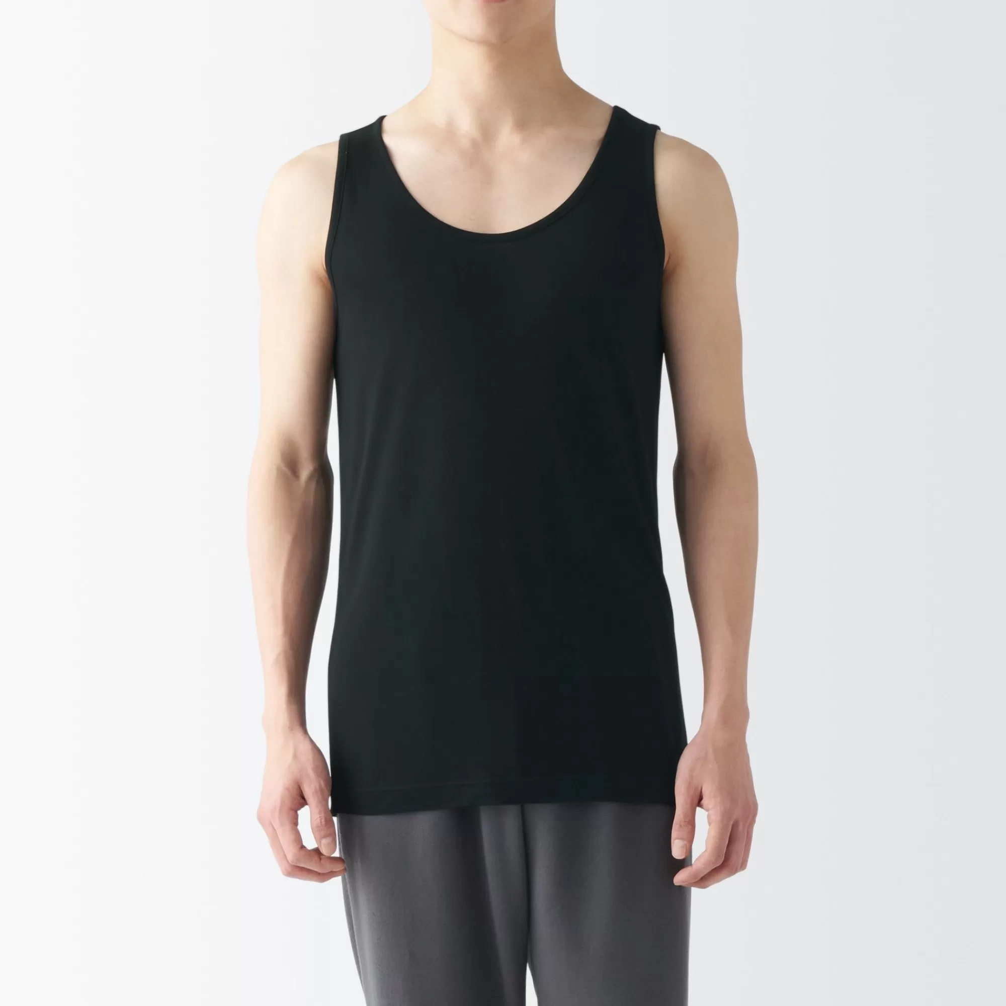 MUJI Men'S Cool Touch Smooth Tank Top Outlet