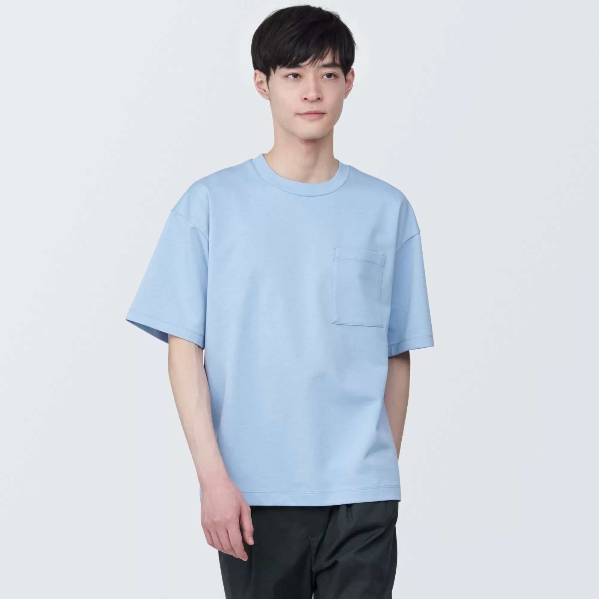 MUJI Men'S Cool Touch Wide Short Sleeve T-Shirt New