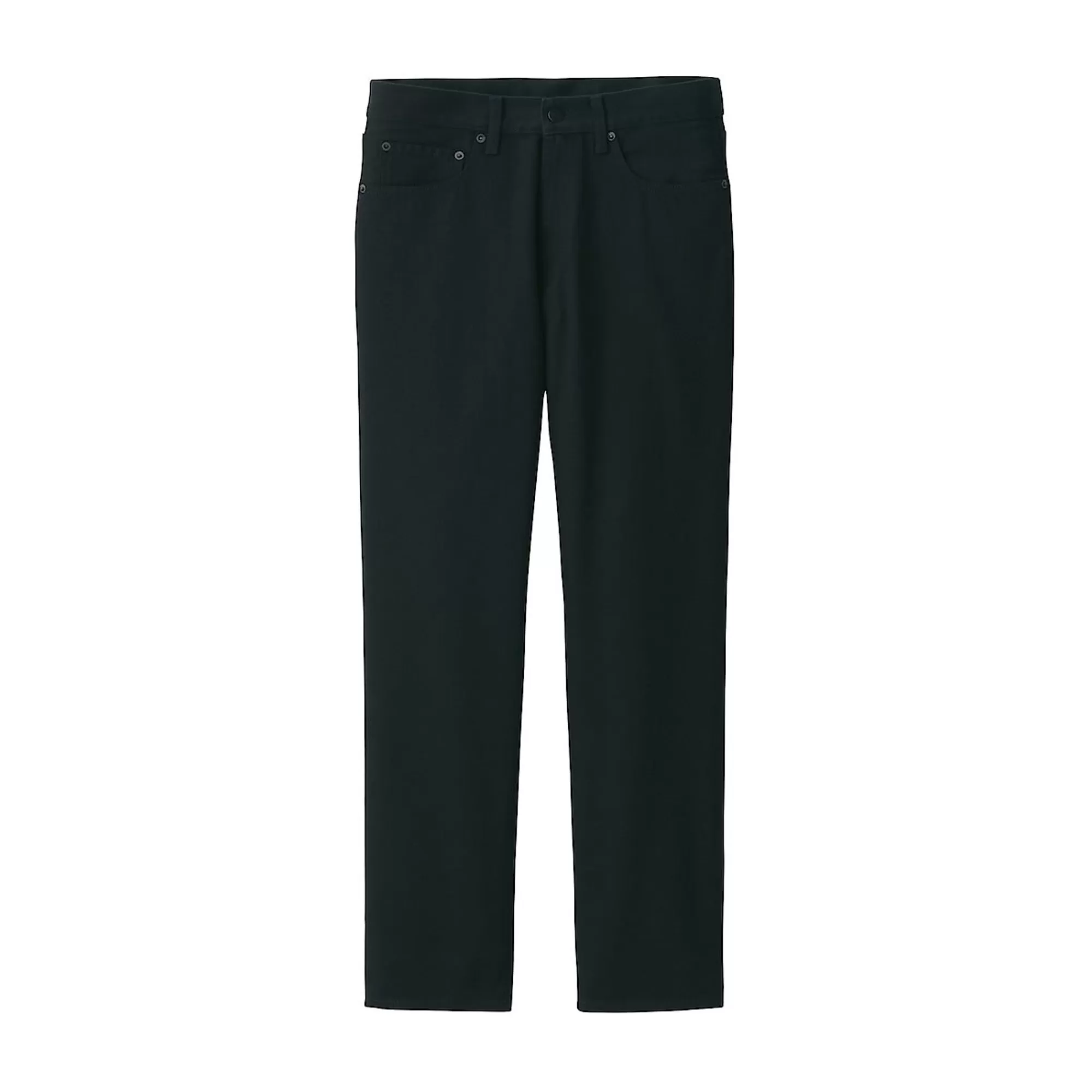 MUJI Men'S Denim Regular Pants (L 30Inch / 76Cm) Black Store