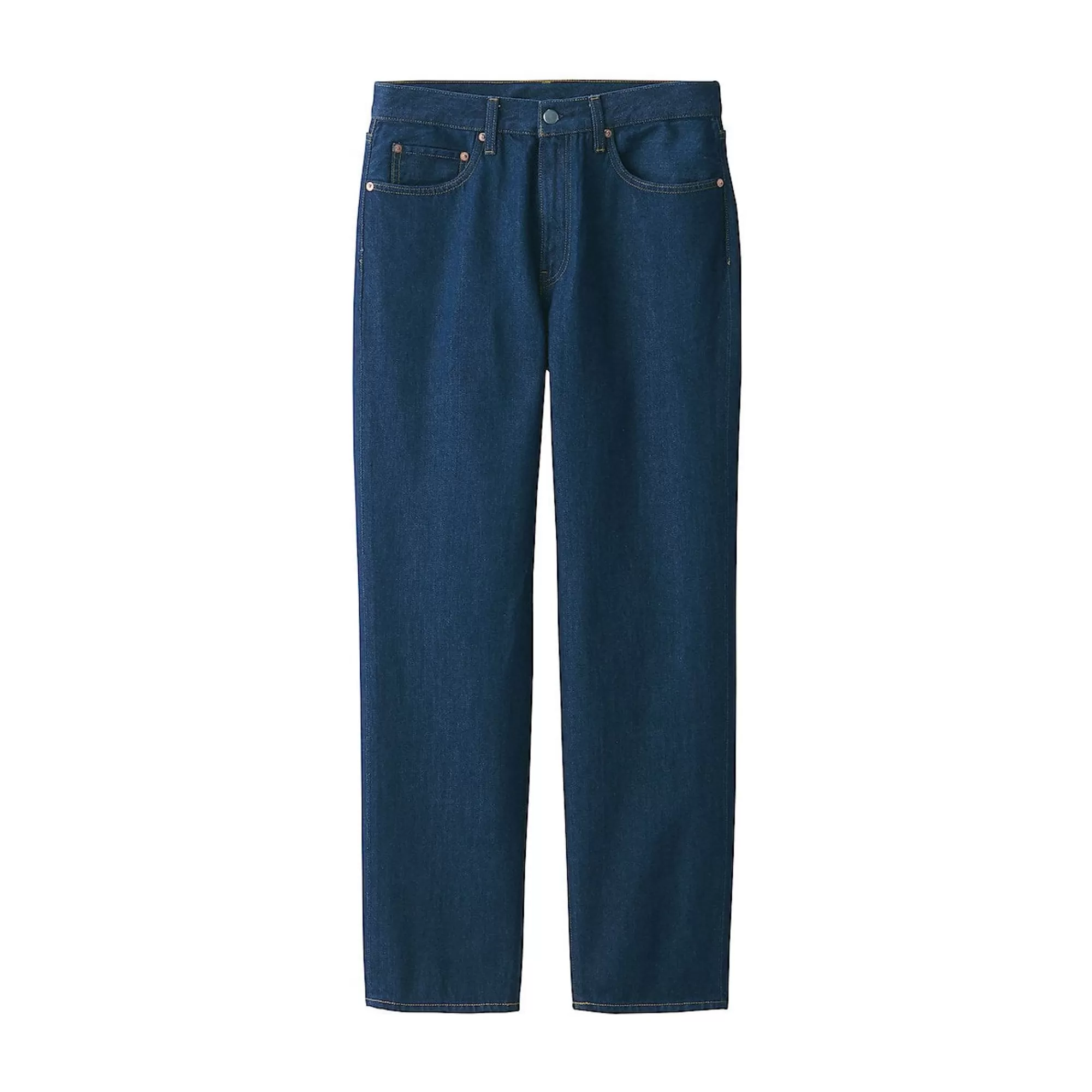 MUJI Men'S Denim Regular Pants (L 30Inch / 76Cm) Blue Sale