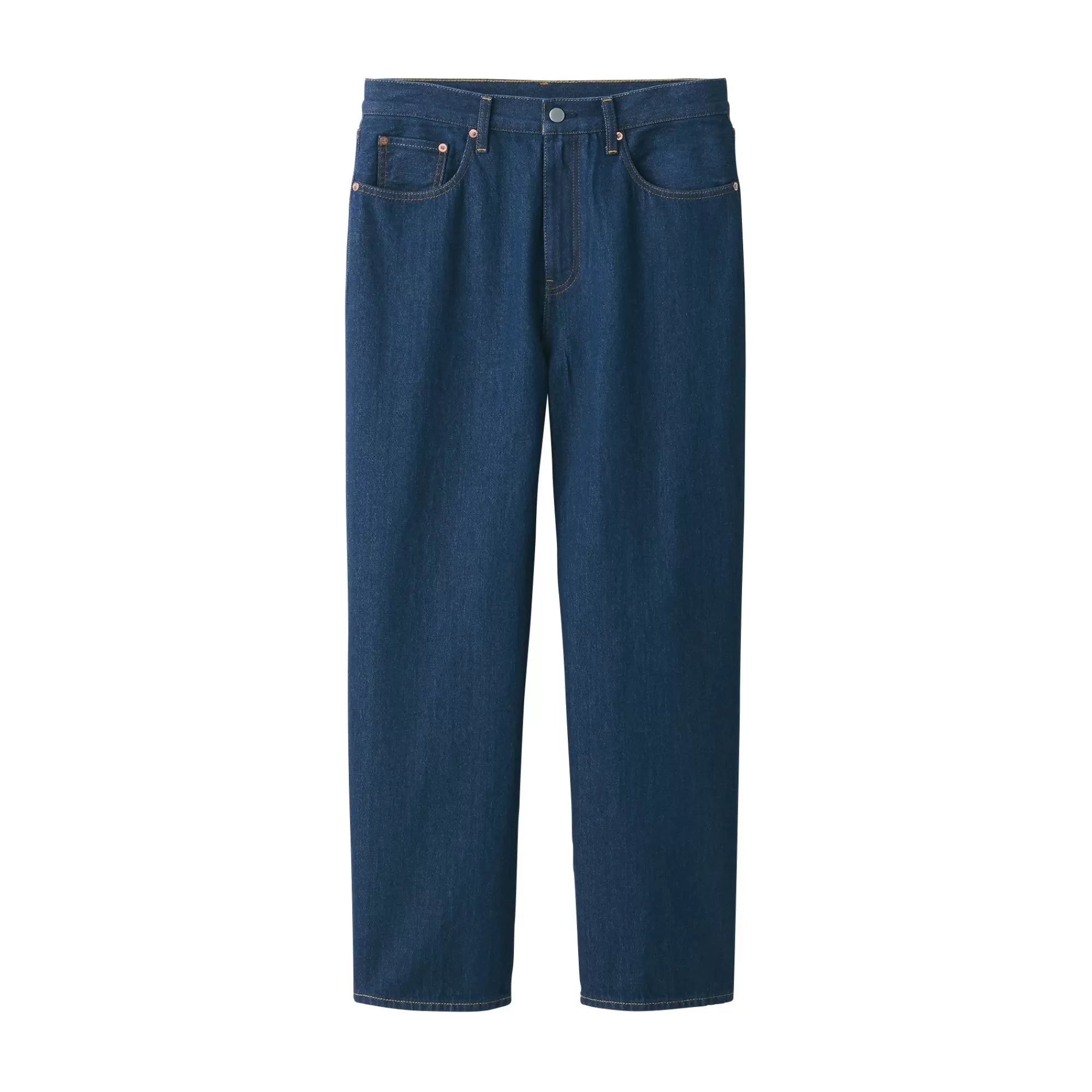 MUJI Men'S Denim Wide Pants (30 Inch / 76 Cm) Blue Online