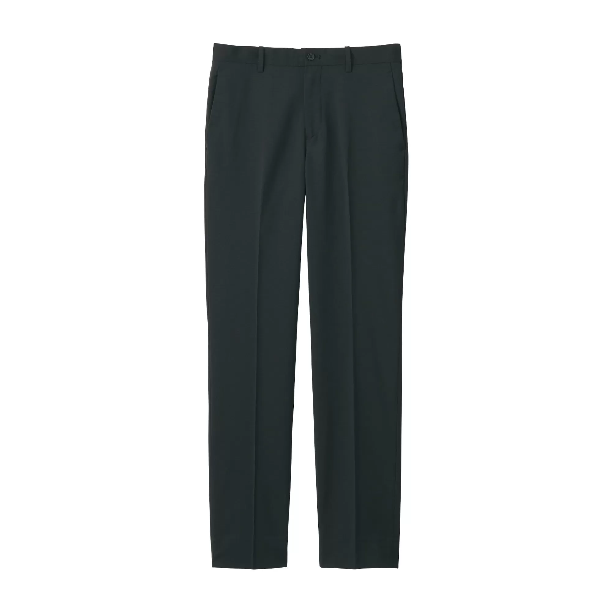 MUJI Men'S Easy Care Stretch Tucked Pants Cheap