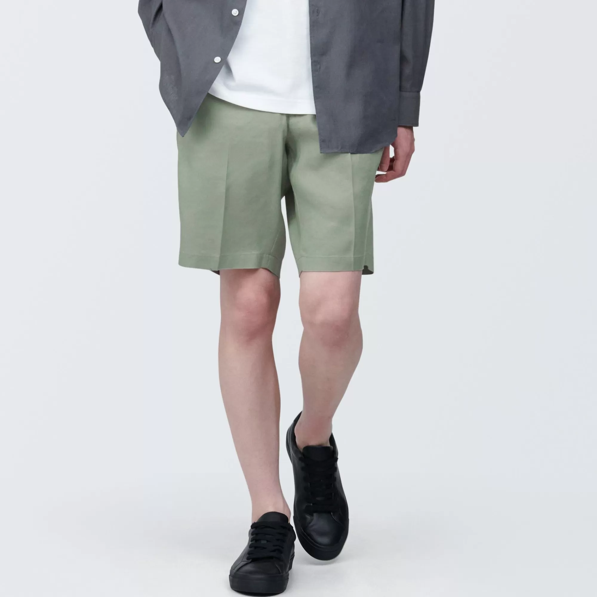 MUJI Men'S Hemp Blend Short Pants Store