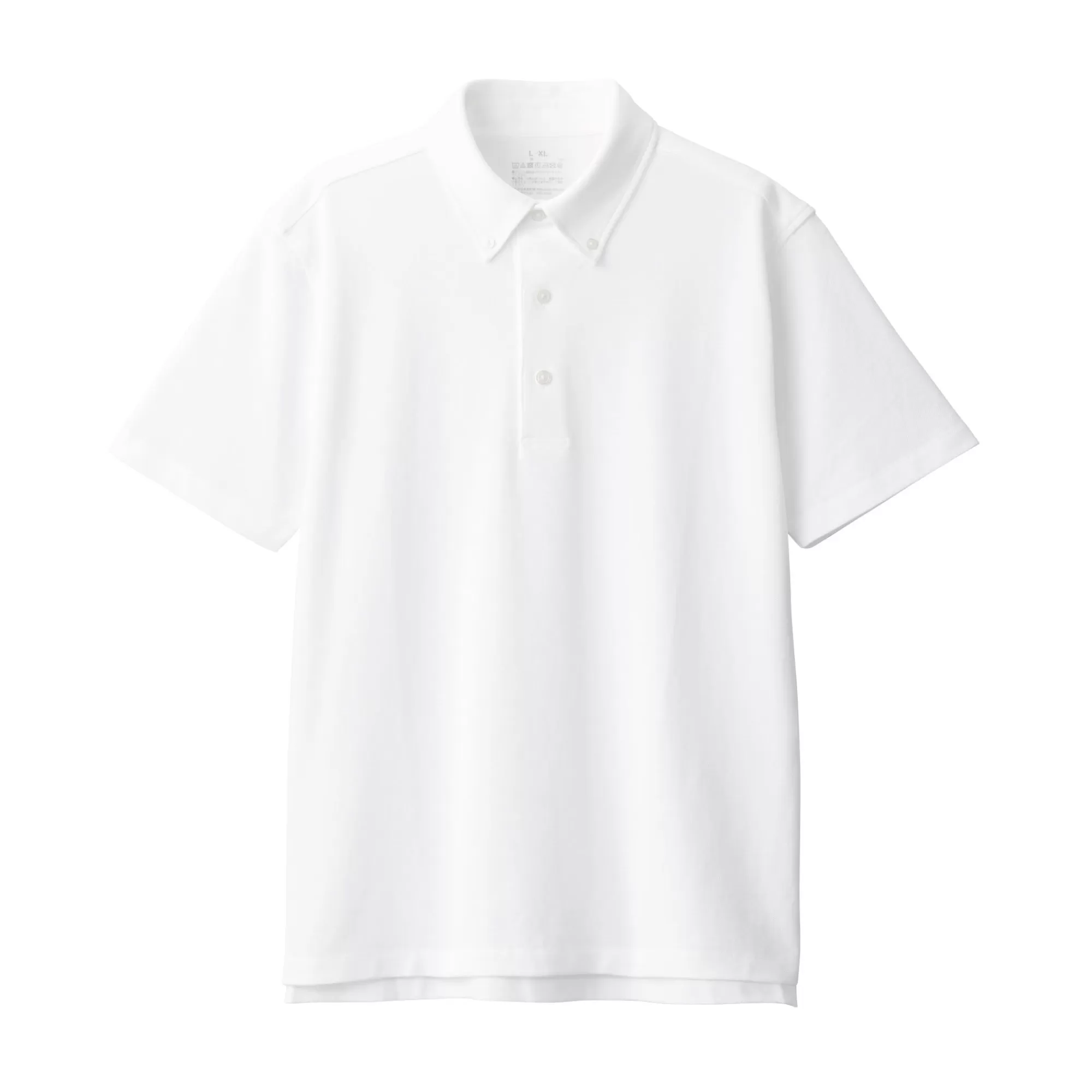 MUJI Men'S High Twist Pique Polo Shirt Shop