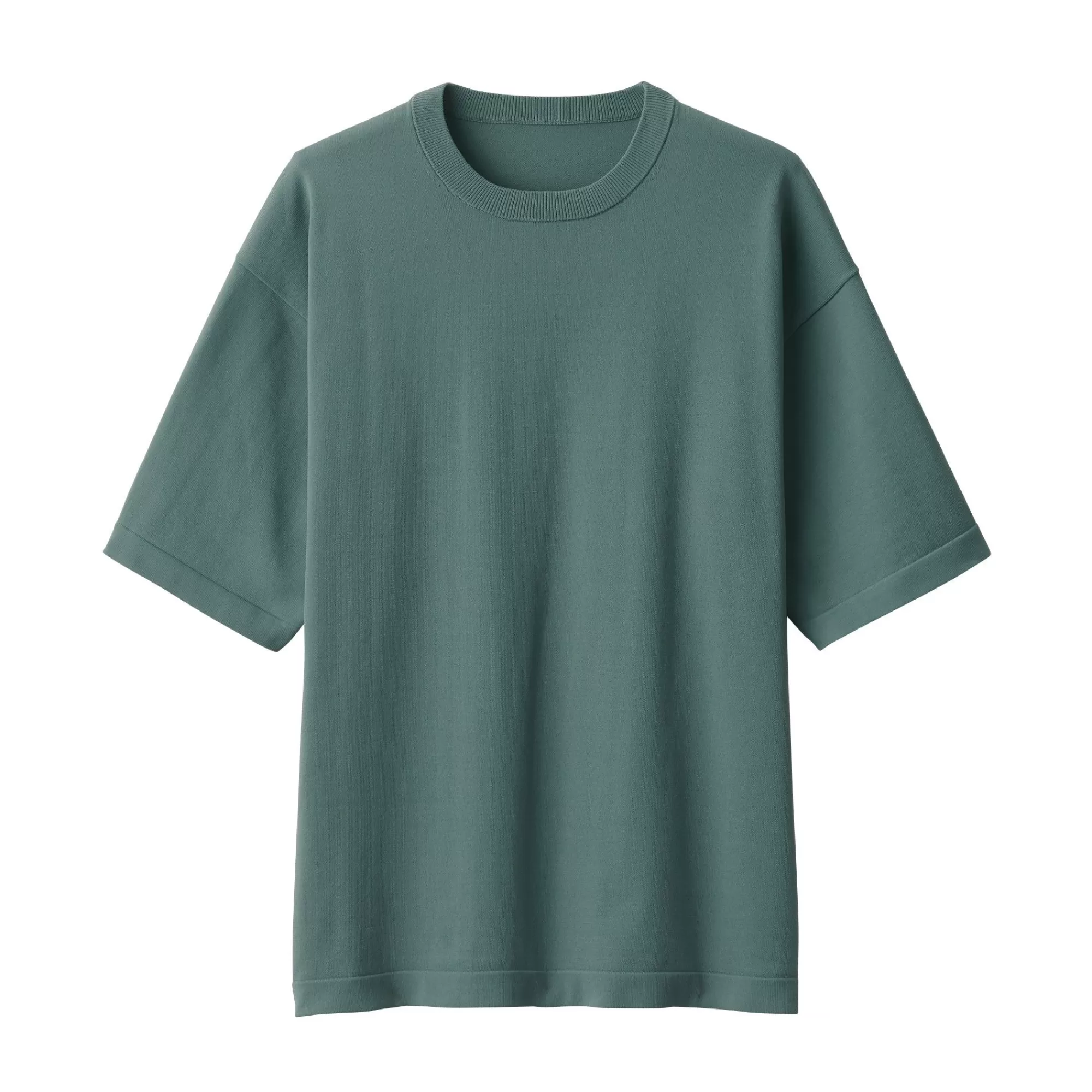 MUJI Men'S Jersey Crew Neck Short Sleeve T-Shirt Sale