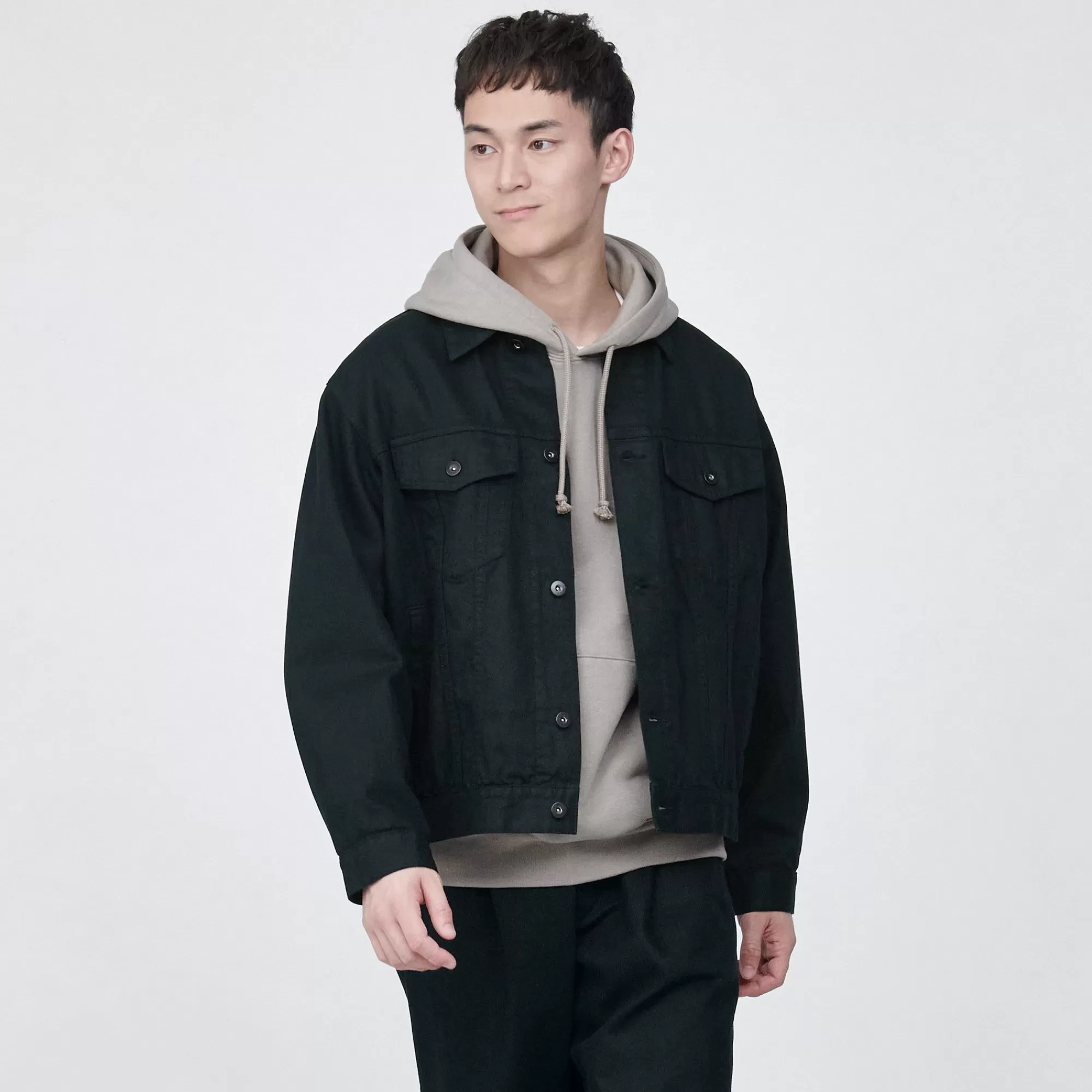 MUJI Men'S Kapok Blend Jacket Discount