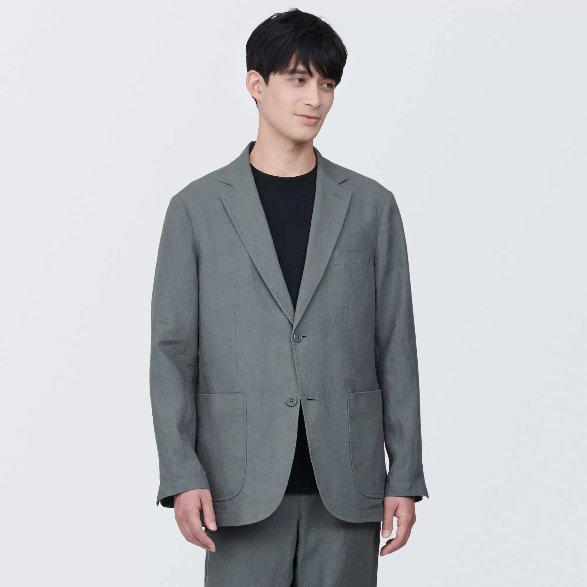 MUJI Men'S Linen Jacket Clearance