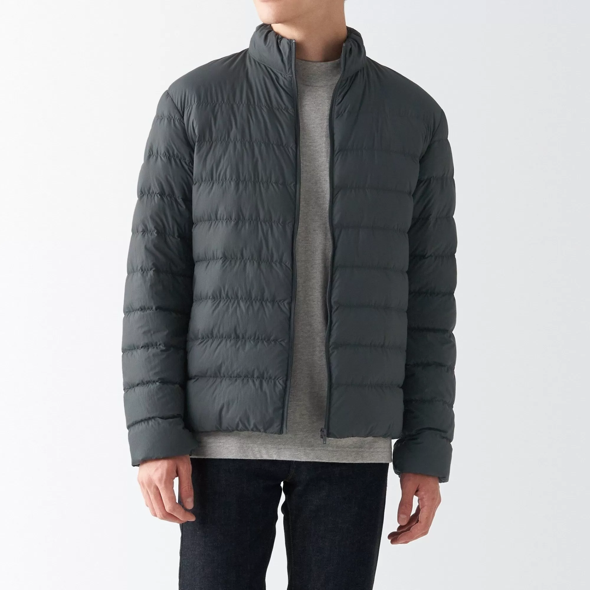 MUJI Men'S Recycled Nylon Lightweight Down Jacket Sale