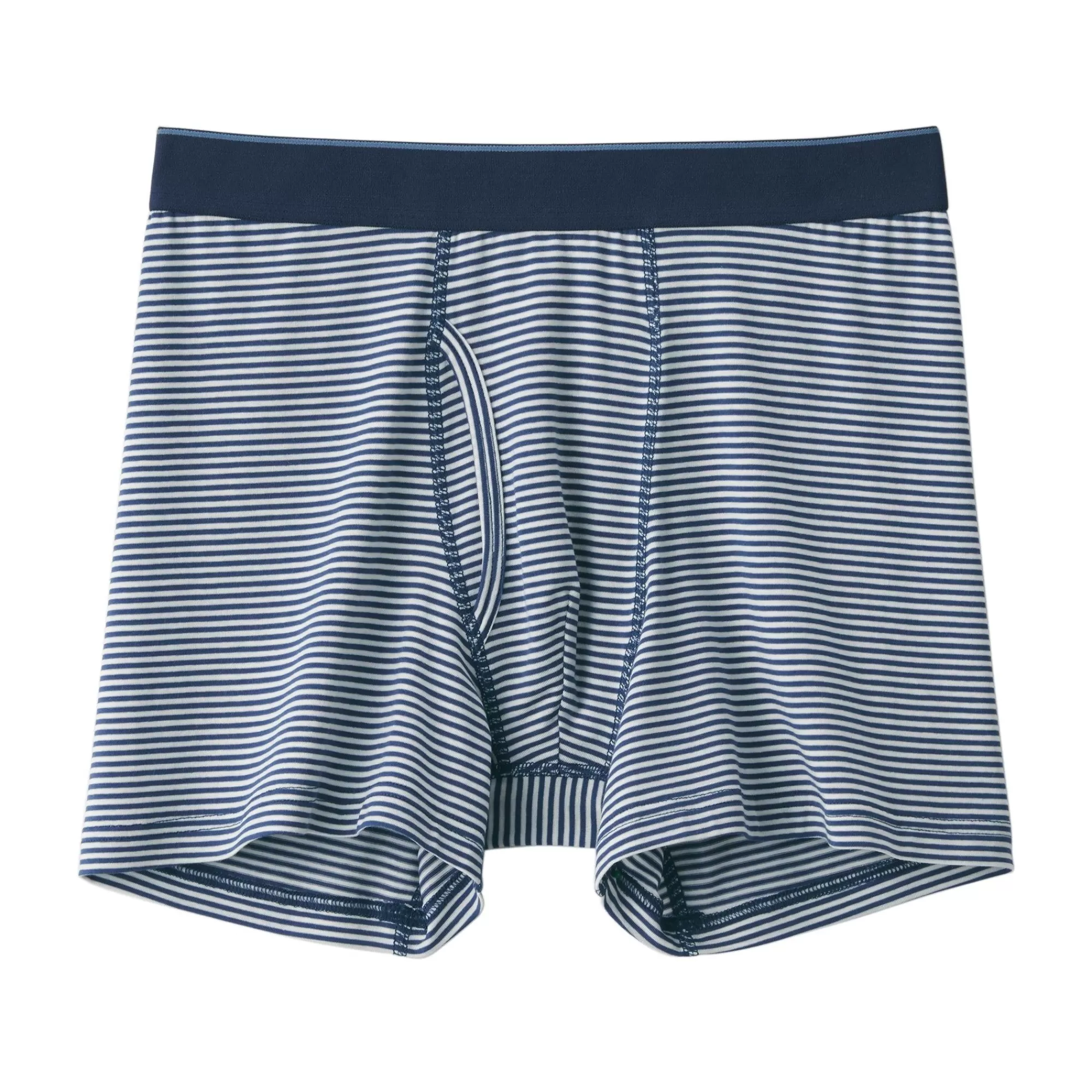 MUJI Men'S Smooth Front Open Striped Boxer Brief Best