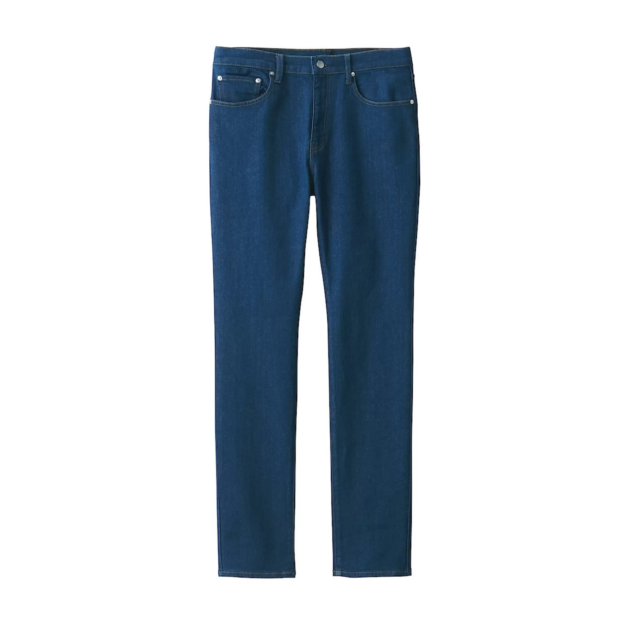 MUJI Men'S Stretch Denim Slim Pants (L 30Inch / 76Cm) Blue Sale