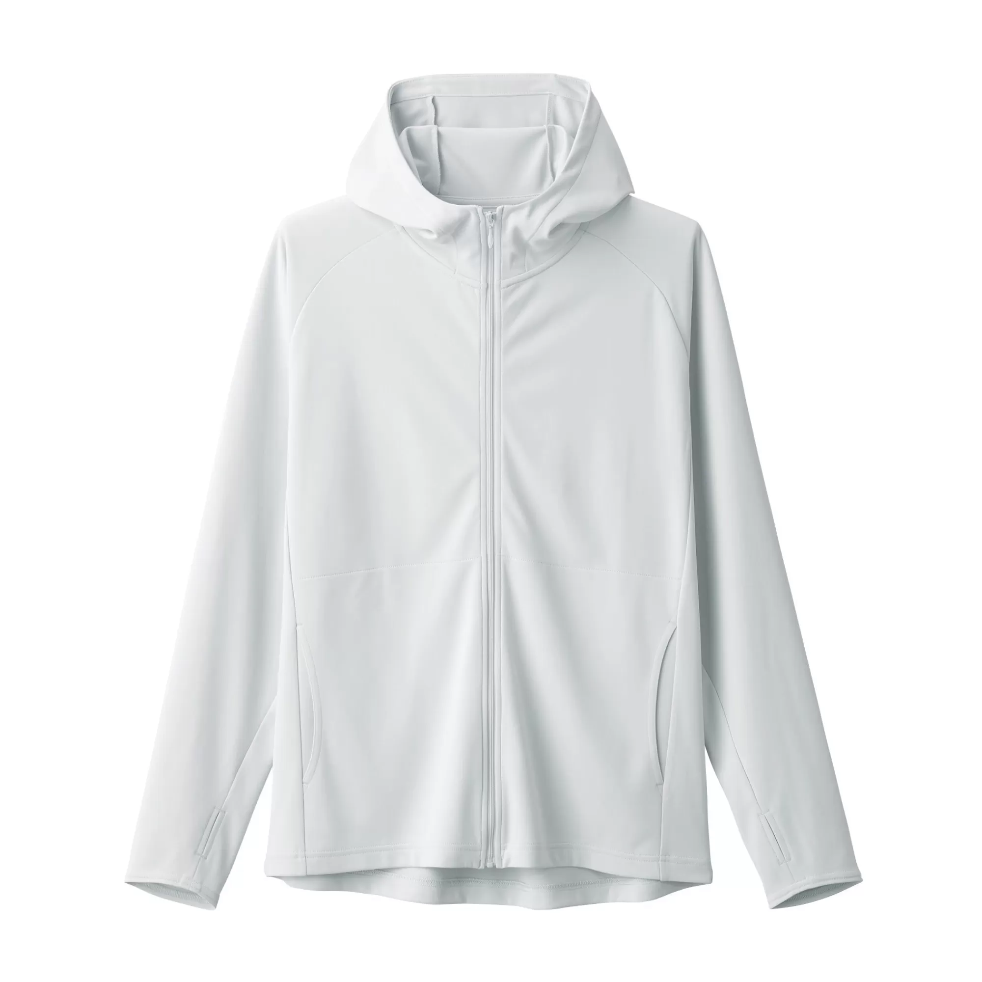 MUJI Men'S Uv Protection Quick Dry Zip Up Hoody Shop