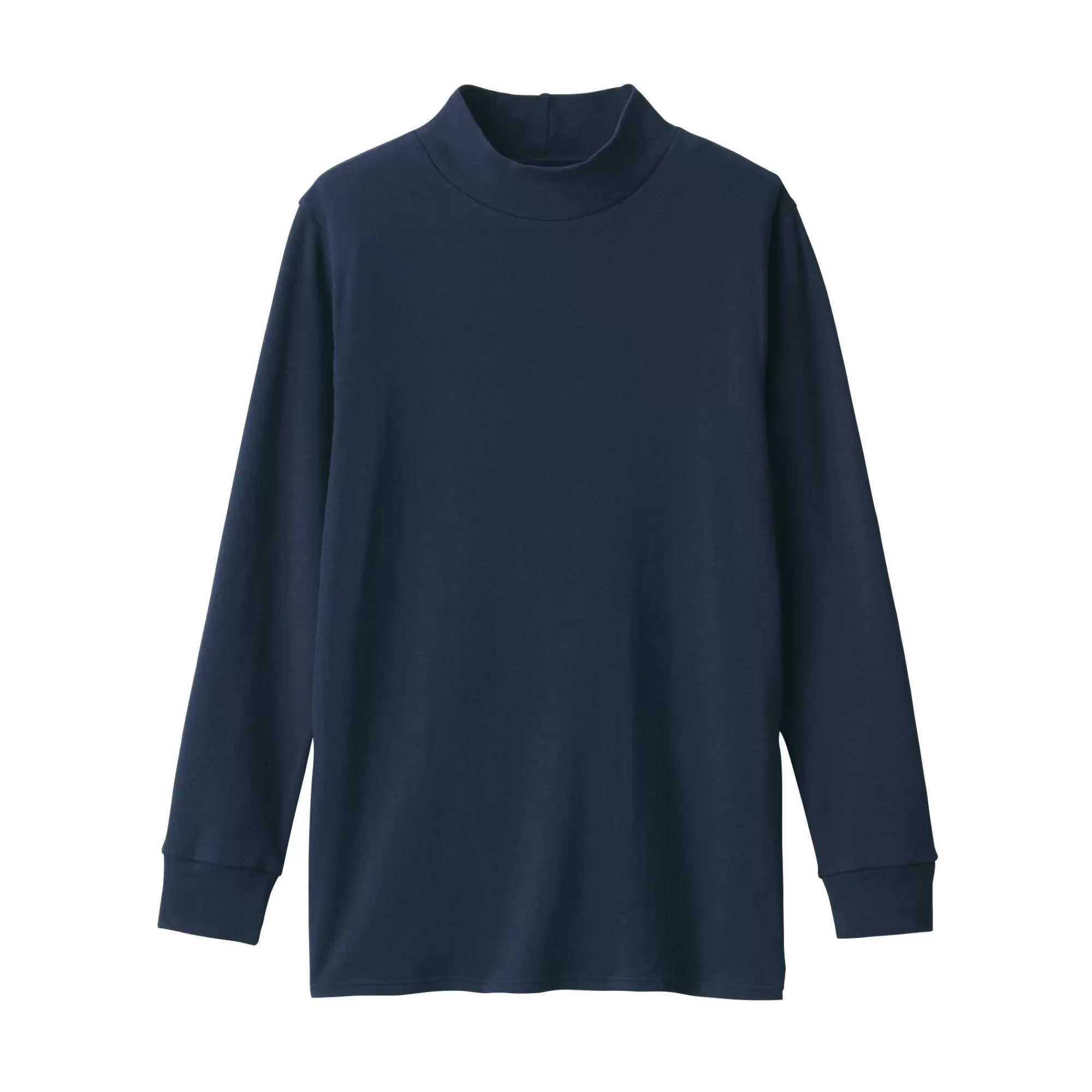 MUJI Men'S Warm Mock Neck Long Sleeve T-Shirt Shop