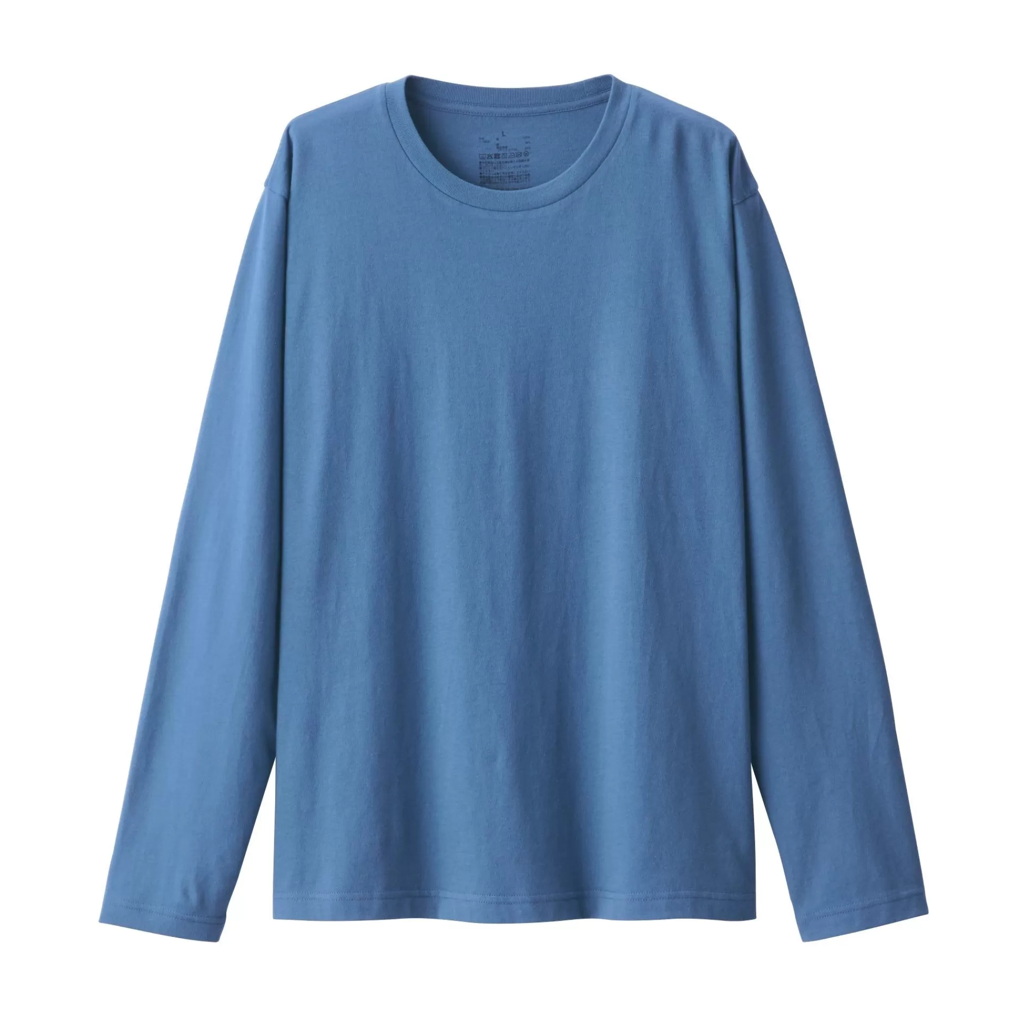 MUJI Men'S Washed Jersey Long Sleeve T-Shirt Store