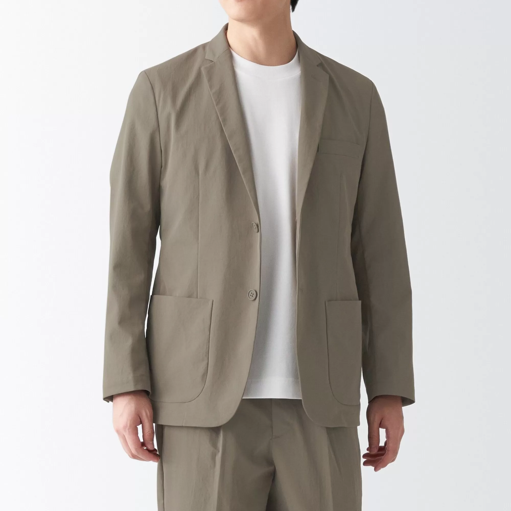 MUJI Men'S Water Repellent Stretch Jacket Flash Sale