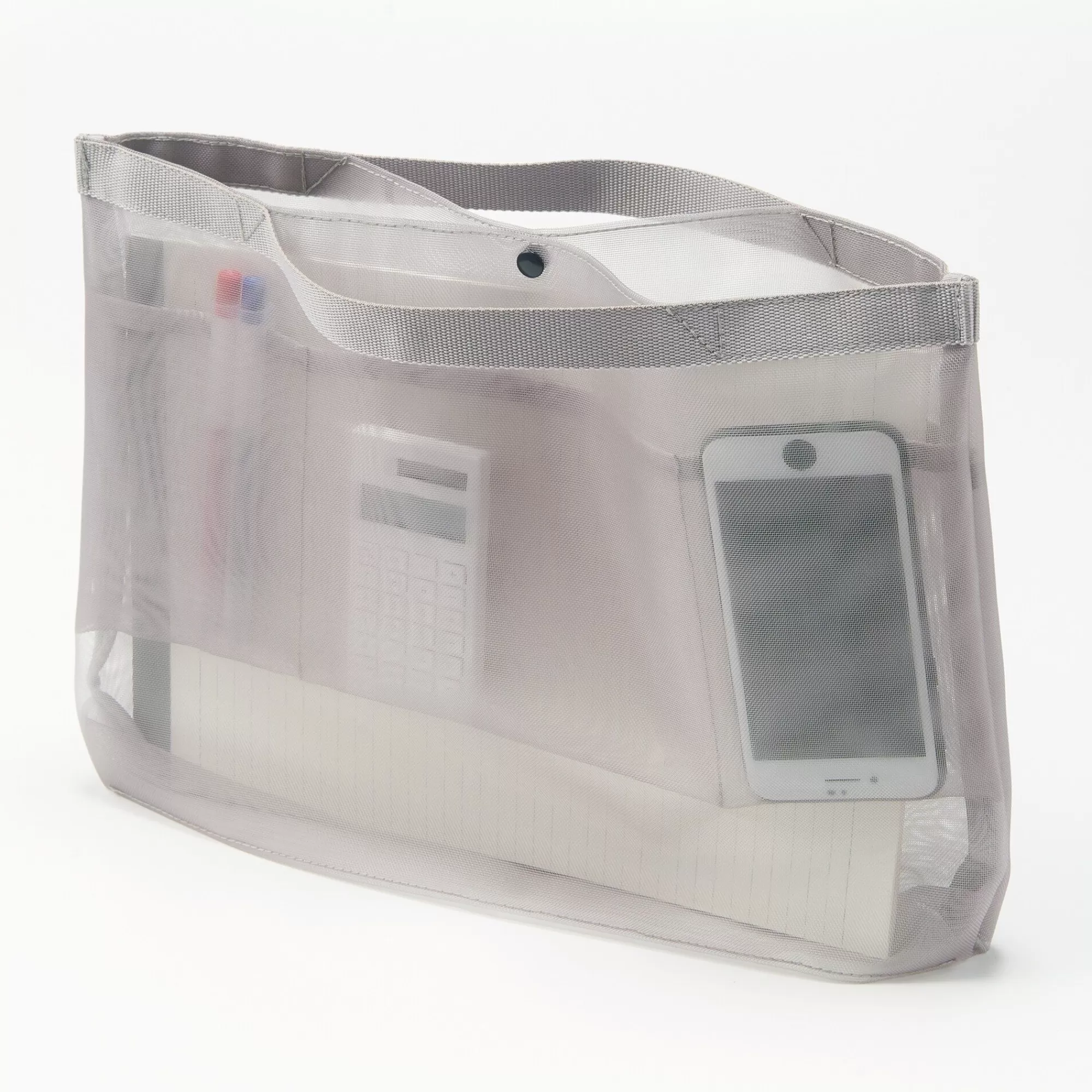 MUJI Nylon Mesh Bag Gray Online