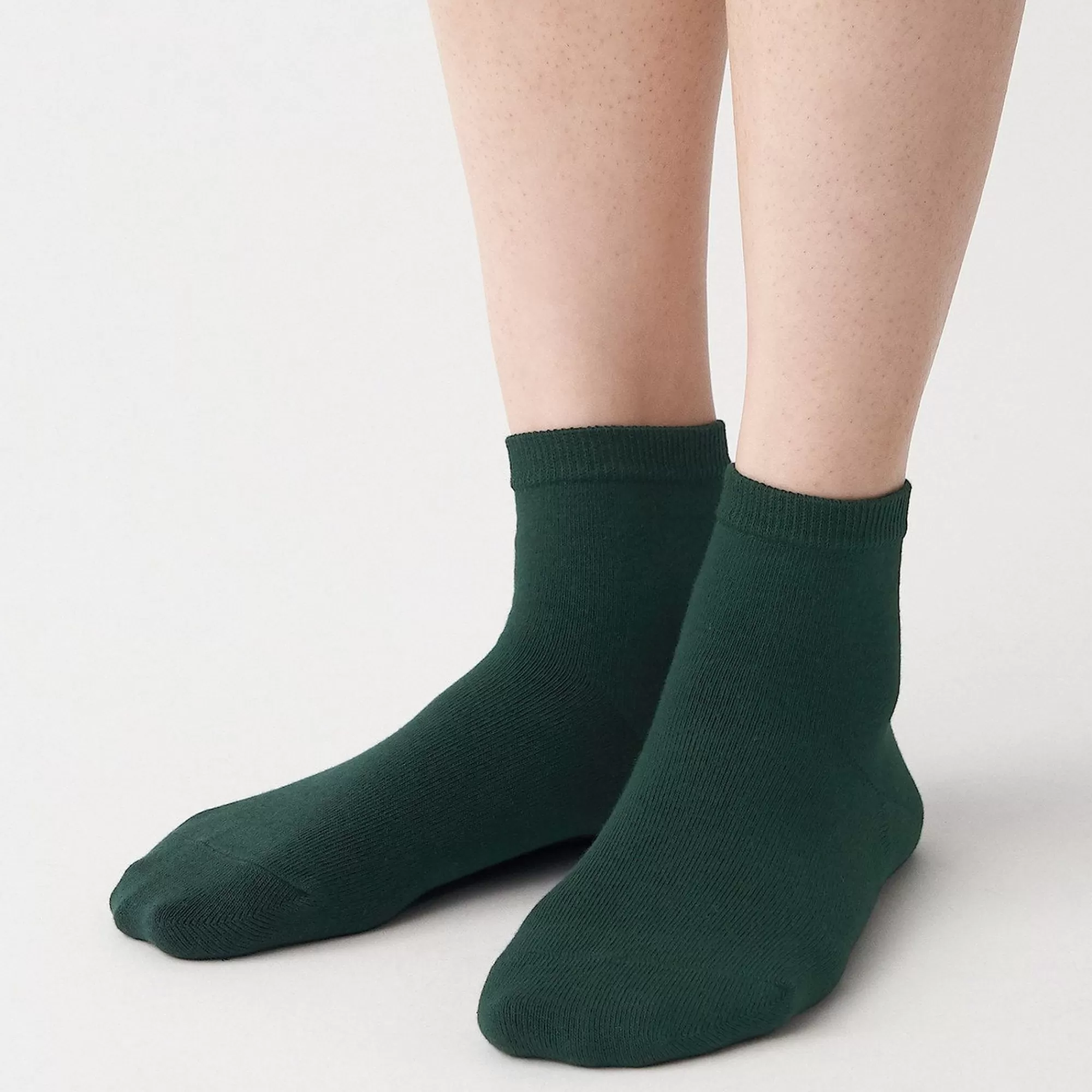 MUJI Organic Cotton Right Angle No Elastic Short Socks Hot